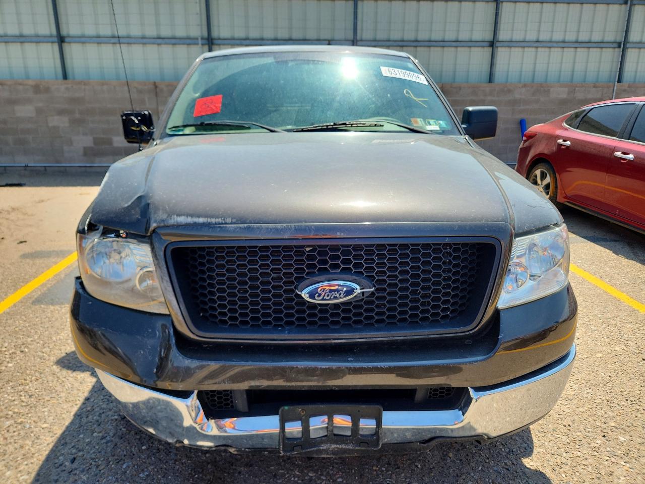 2005 Ford F150 Gray vin: 1FTRX12W25NA57353