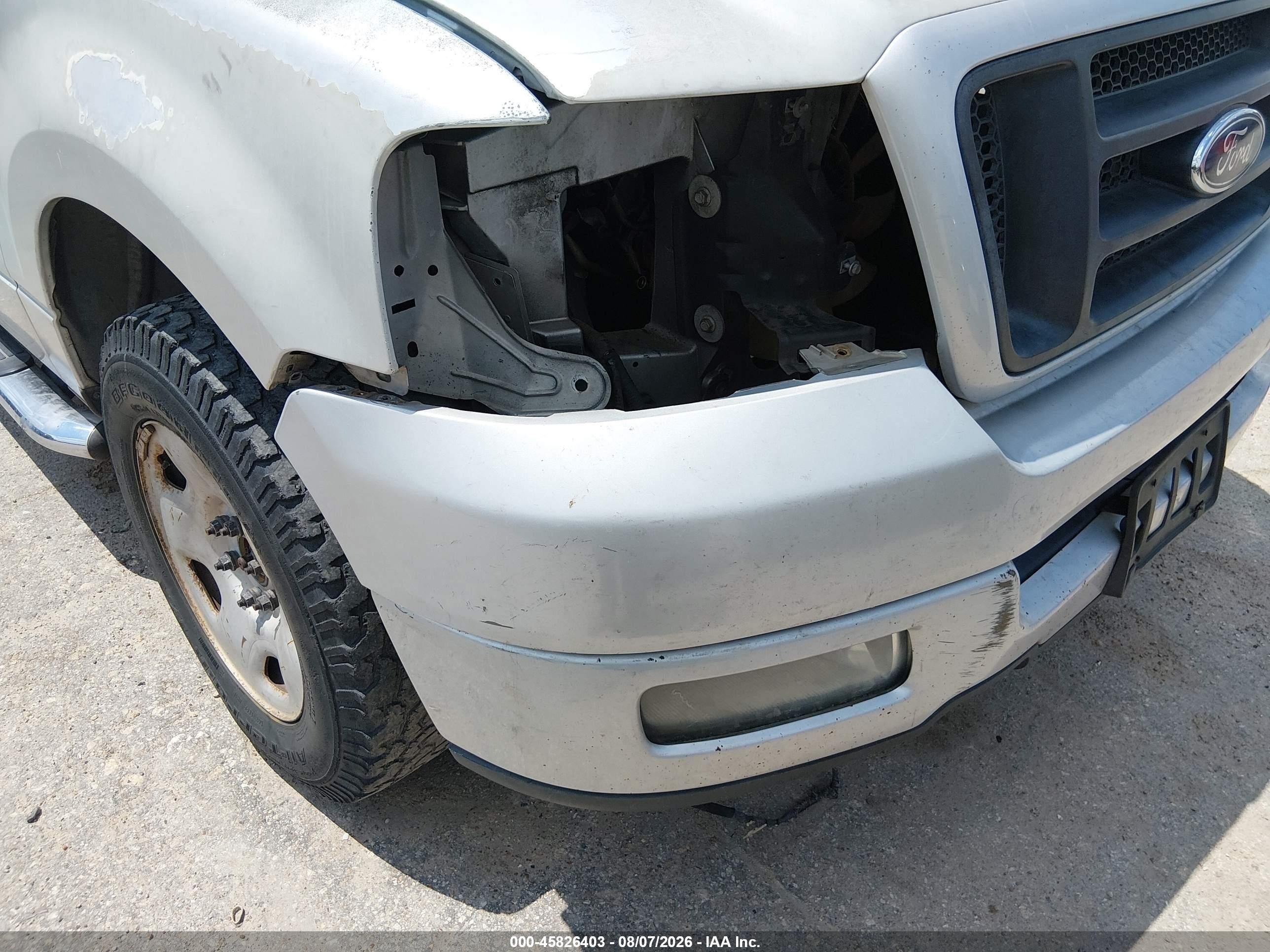 2005 Ford F-150 Stx/xl/xlt Silver vin: 1FTRX12W25NA86478