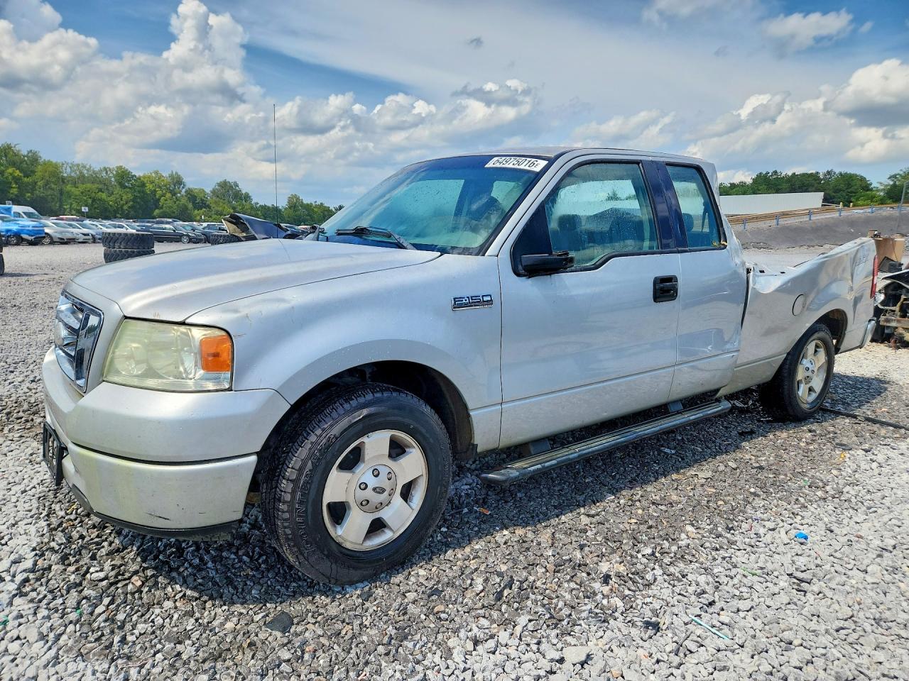 2006 Ford F150 Silver vin: 1FTRX12W26NB56594