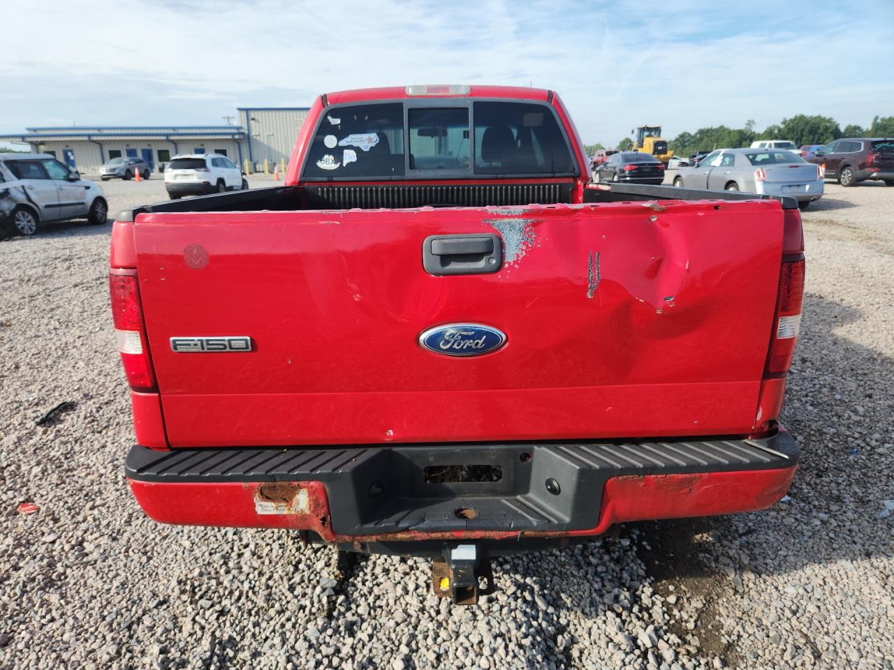 2007 Ford F150 Red vin: 1FTRX12W27FA39688