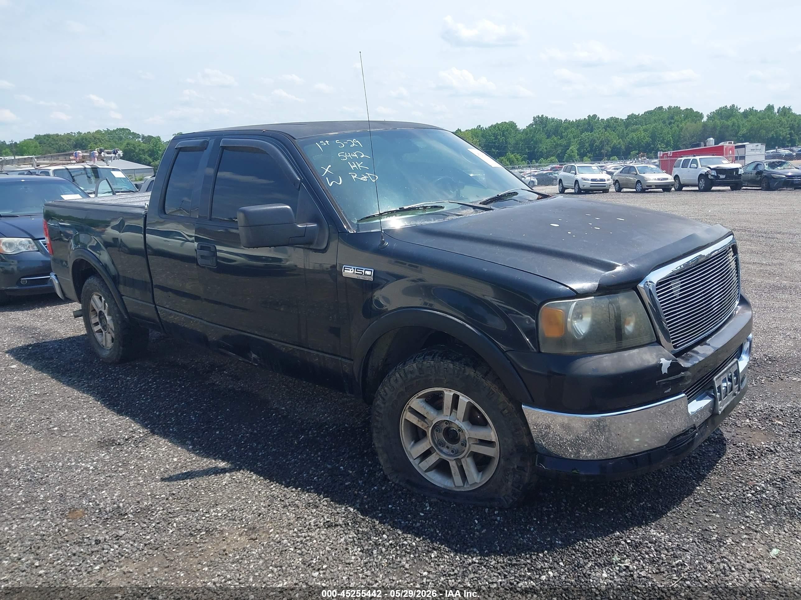 2004 Ford F-150 Stx/xl/xlt Black vin: 1FTRX12W34NA58204