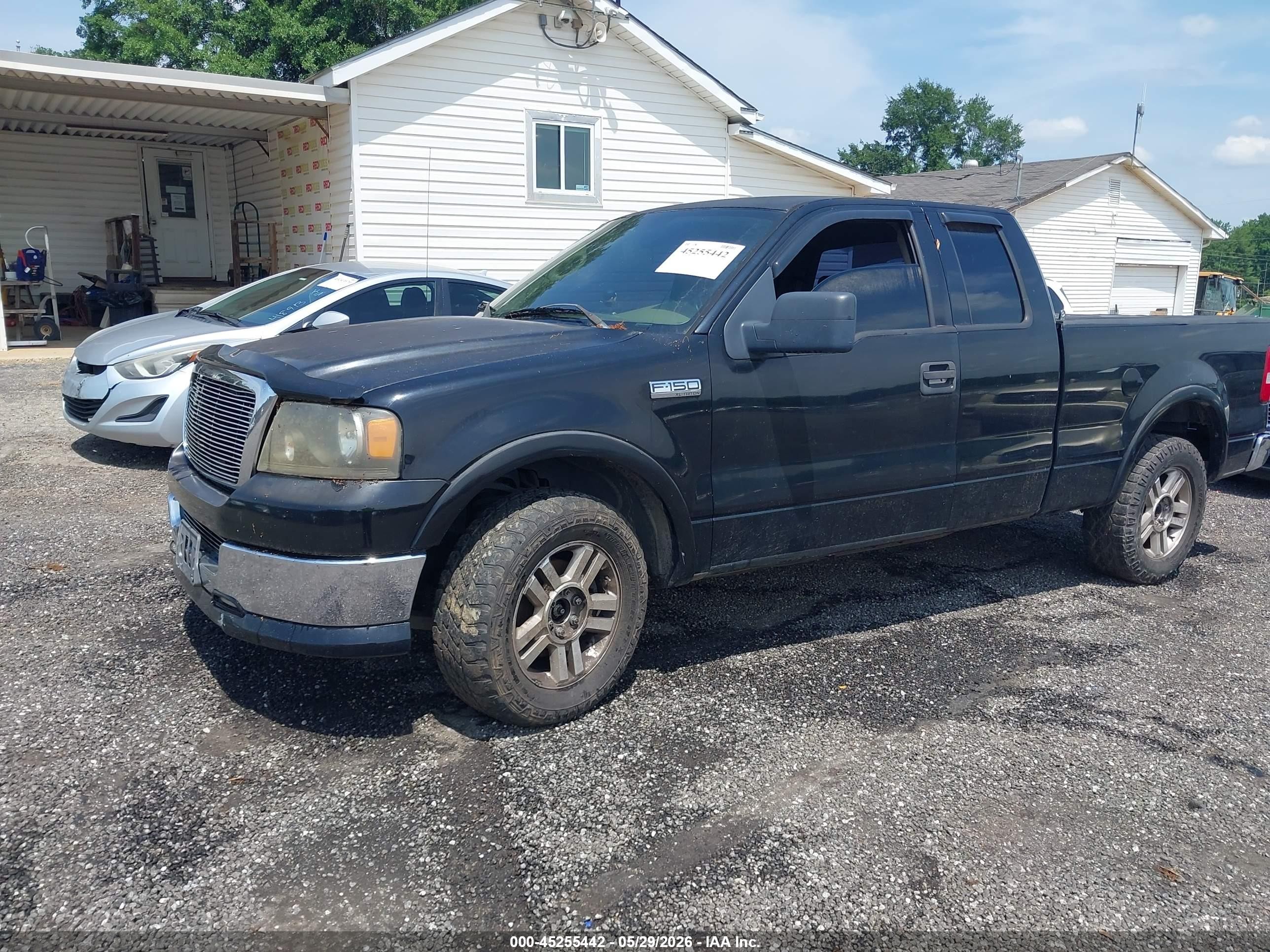 2004 Ford F-150 Stx/xl/xlt Black vin: 1FTRX12W34NA58204