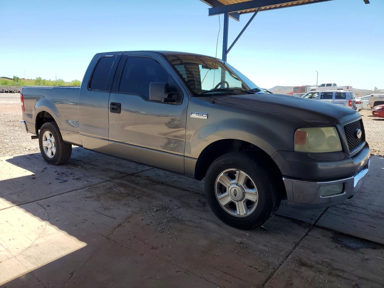 2004 Ford F150 Gray vin: 1FTRX12W34NC45247