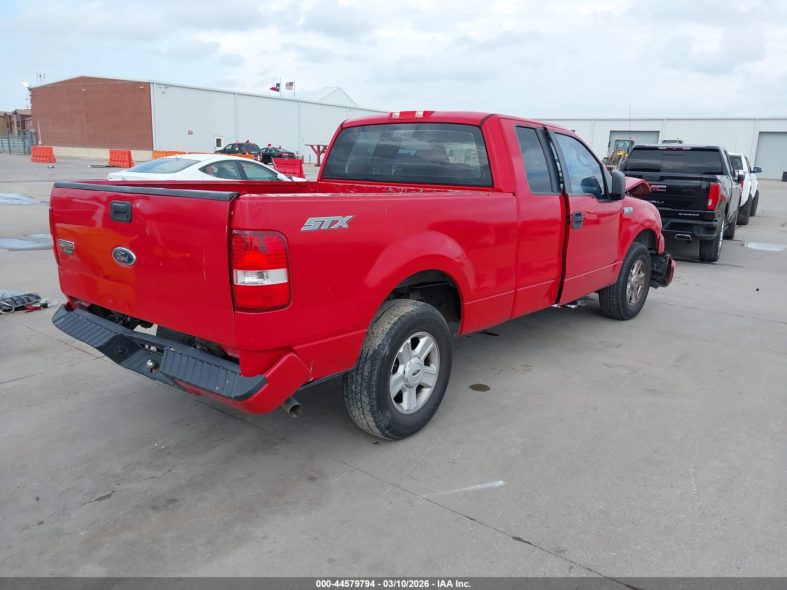 2005 Ford F-150 Stx/xl/xlt Red vin: 1FTRX12W35FA95331