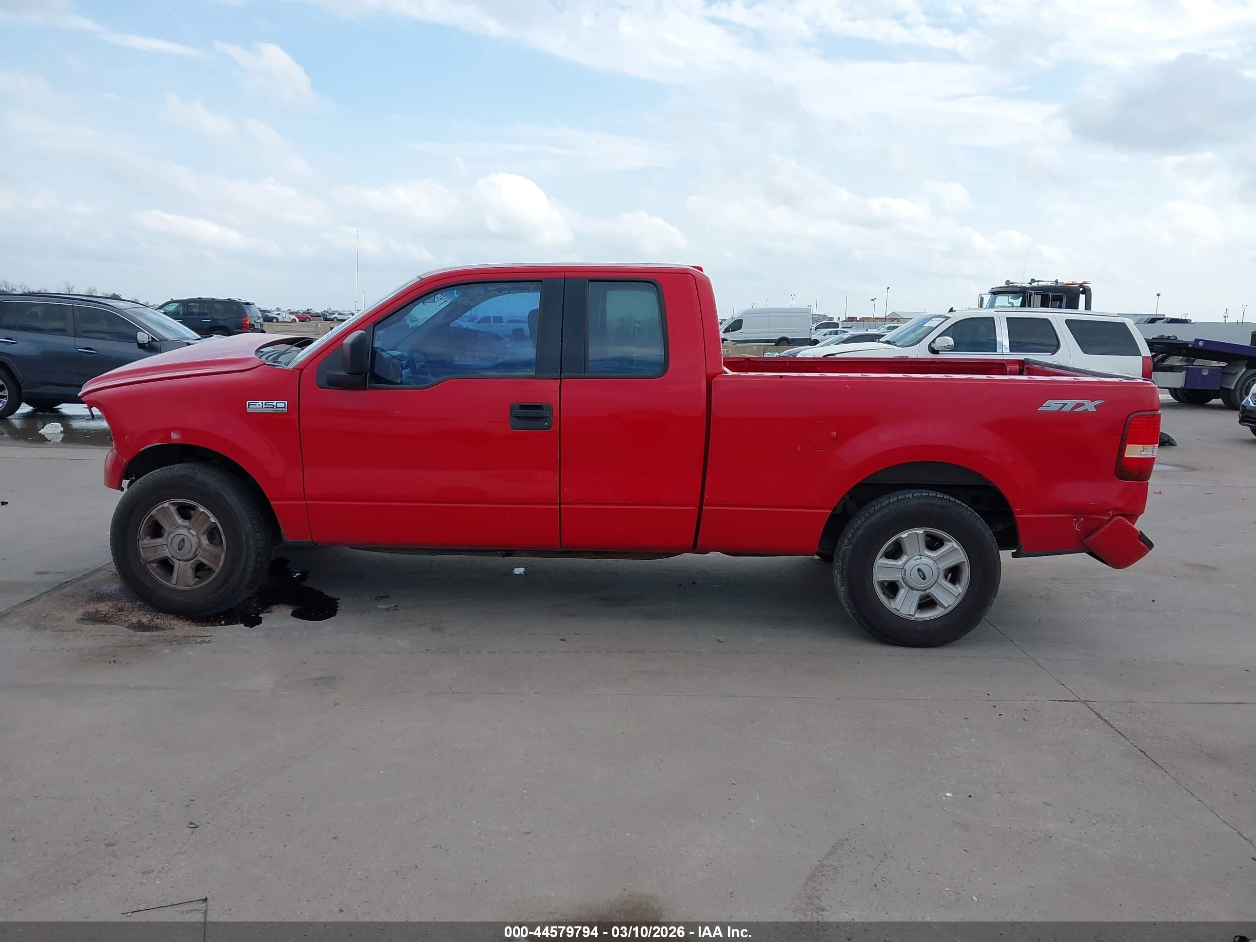 2005 Ford F-150 Stx/xl/xlt Red vin: 1FTRX12W35FA95331
