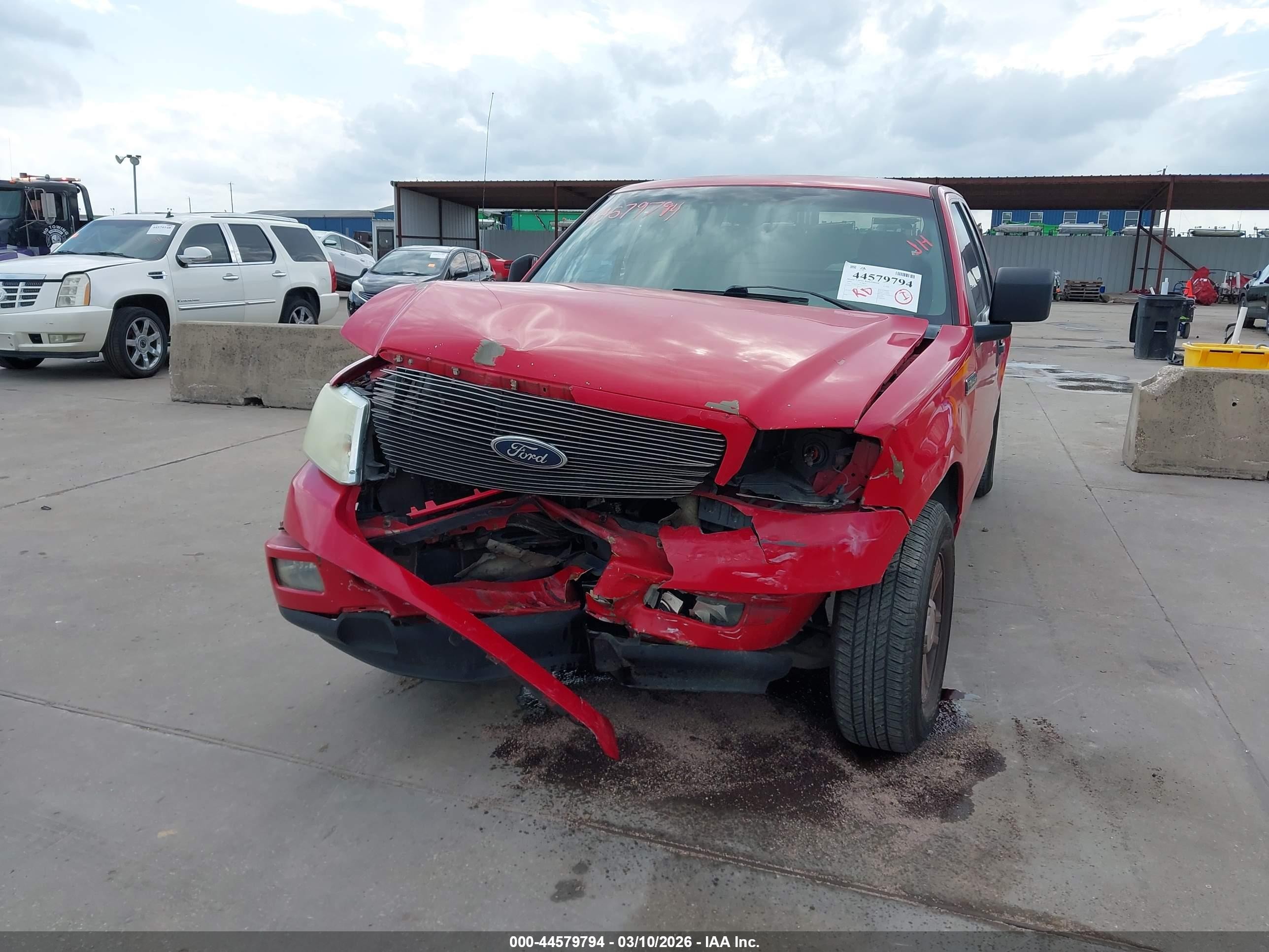 2005 Ford F-150 Stx/xl/xlt Red vin: 1FTRX12W35FA95331