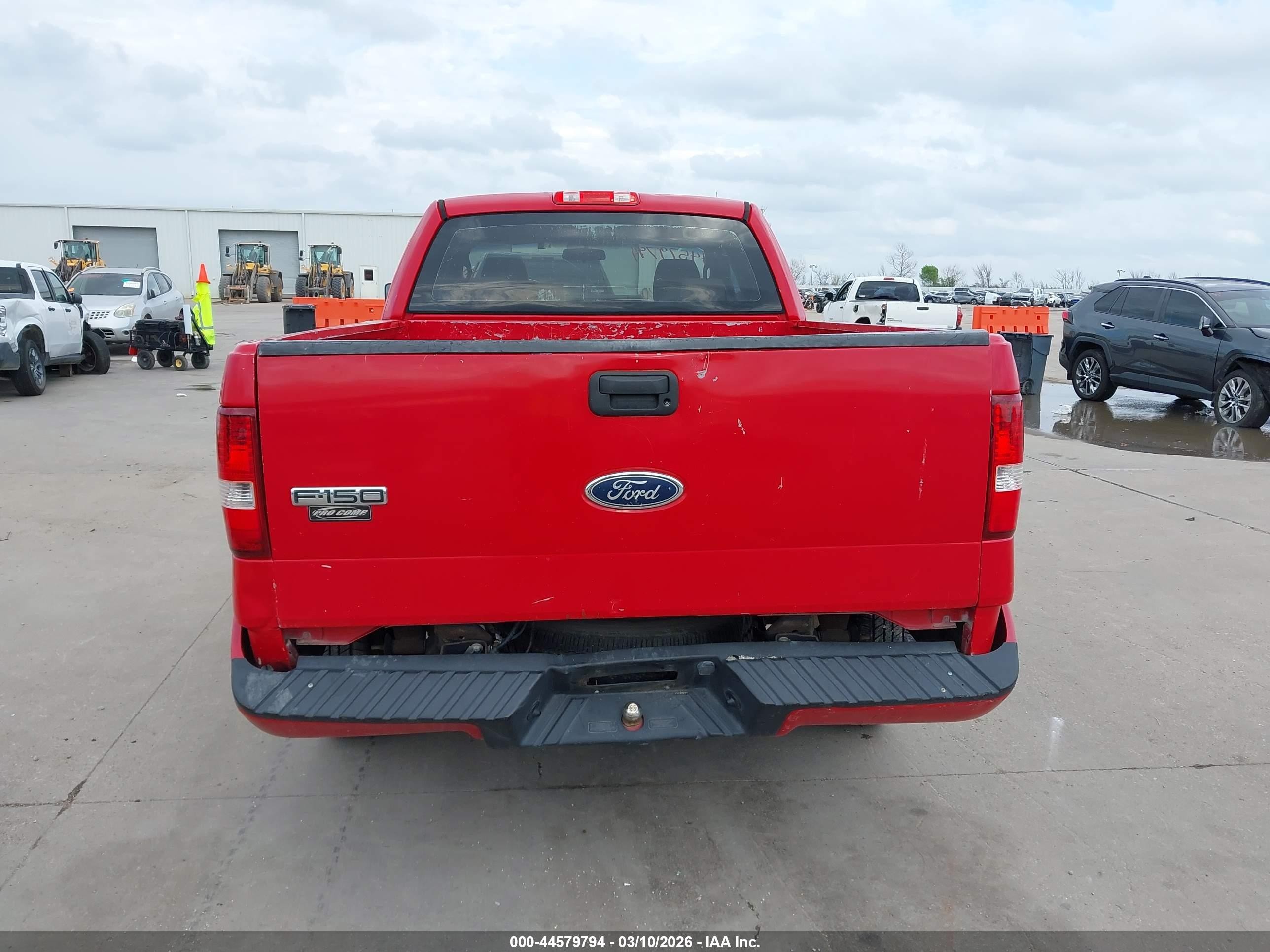2005 Ford F-150 Stx/xl/xlt Red vin: 1FTRX12W35FA95331