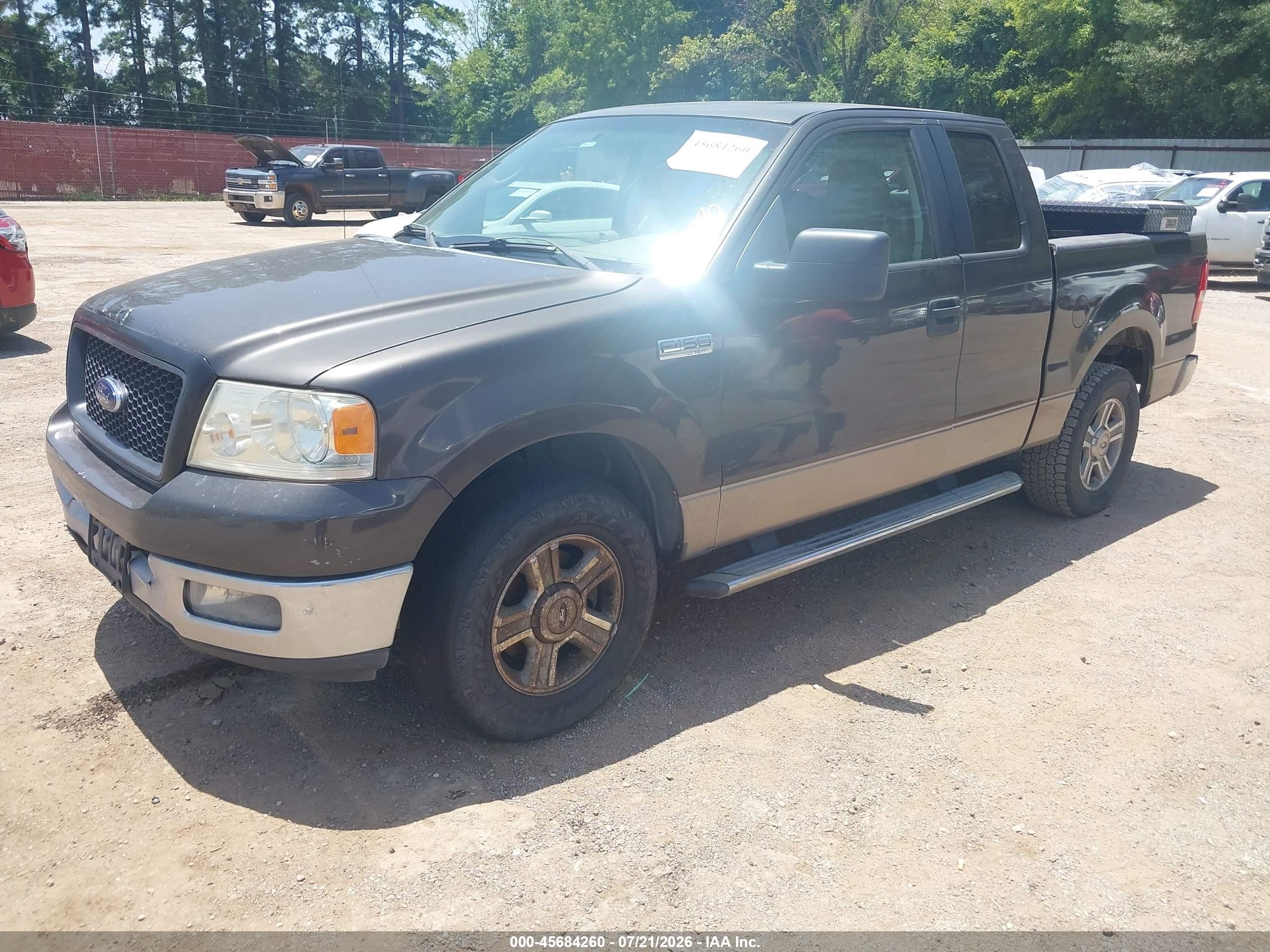 2005 Ford F-150 Stx/xl/xlt Gray vin: 1FTRX12W35FB73056