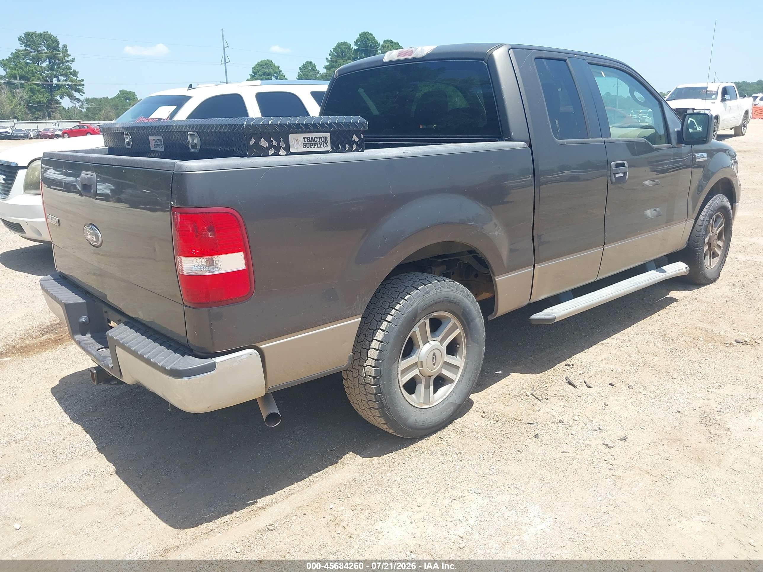 2005 Ford F-150 Stx/xl/xlt Gray vin: 1FTRX12W35FB73056