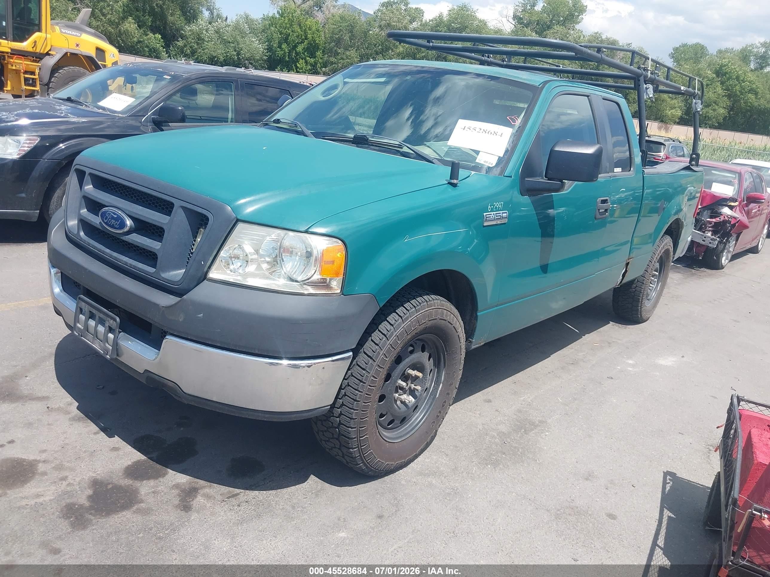 2005 Ford F-150 Stx/xl/xlt Green vin: 1FTRX12W35KD25974