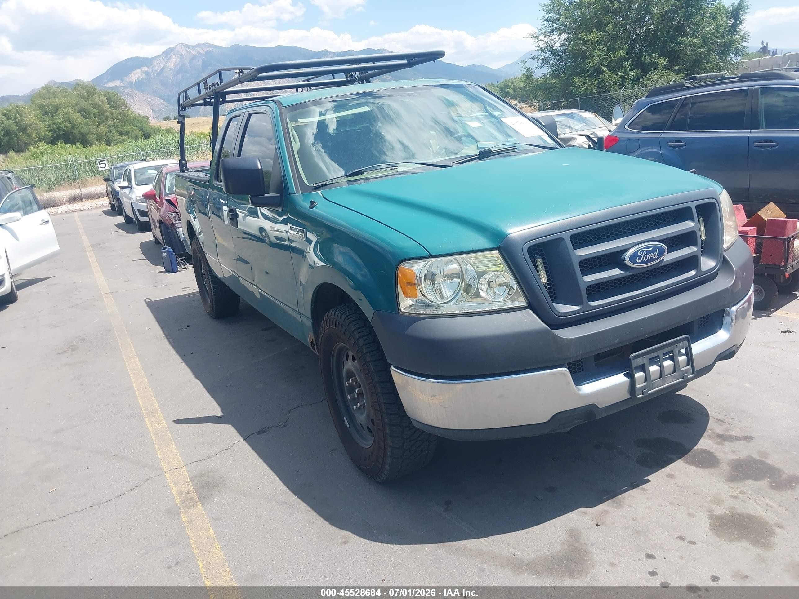 2005 Ford F-150 Stx/xl/xlt Зеленый vin: 1FTRX12W35KD25974