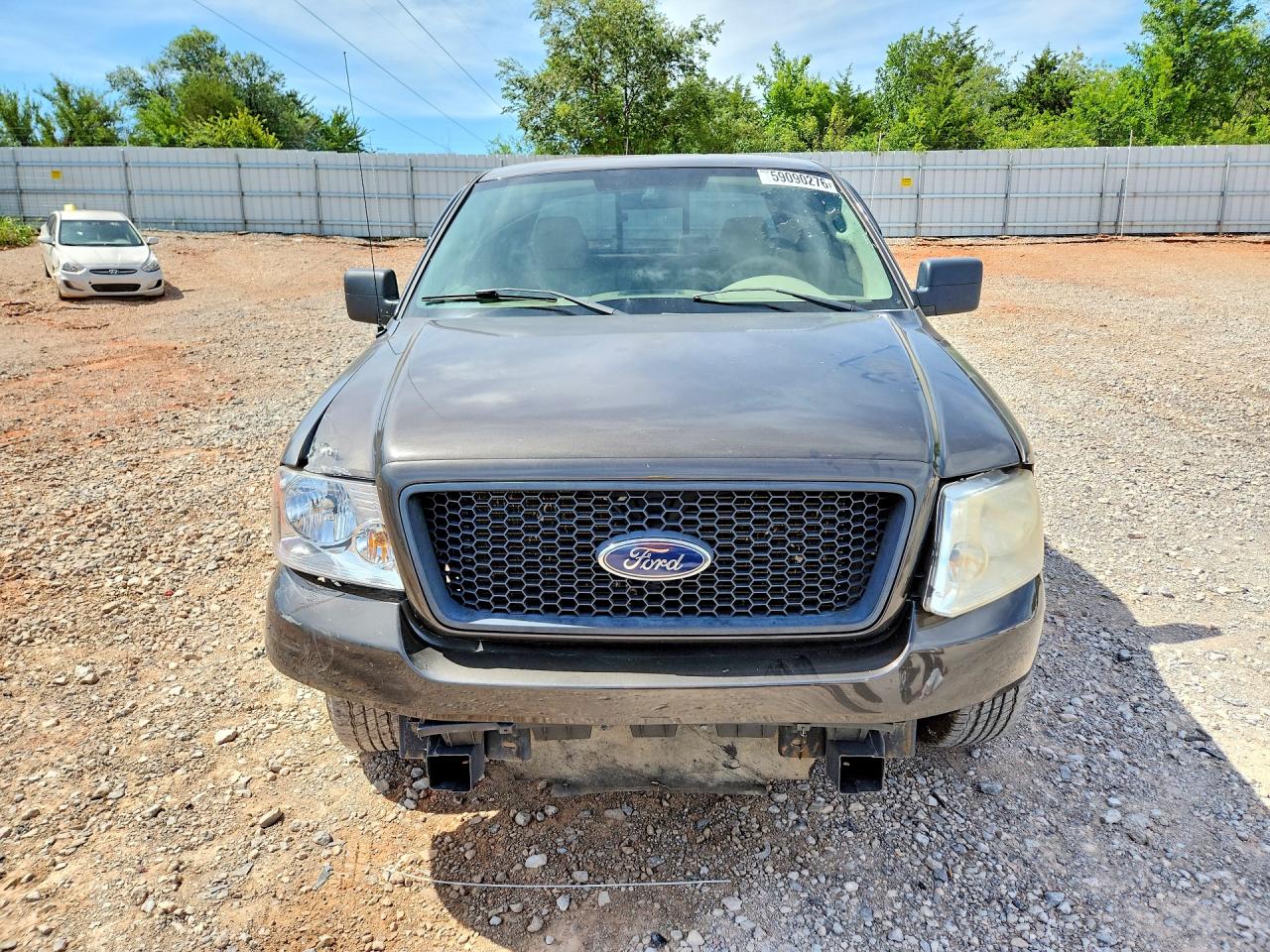 2005 Ford F150 Gray vin: 1FTRX12W35KD72051