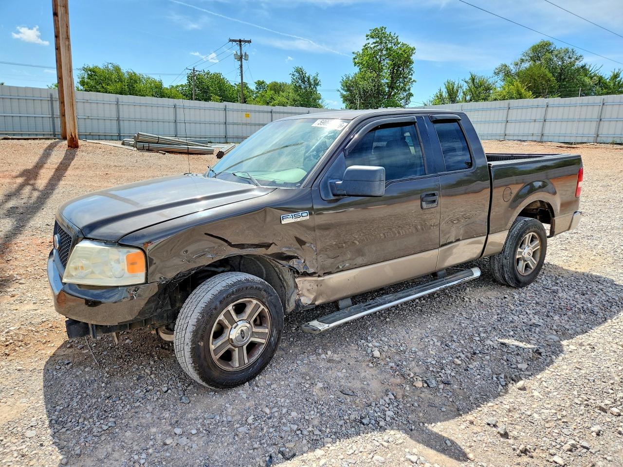 2005 Ford F150 Gray vin: 1FTRX12W35KD72051