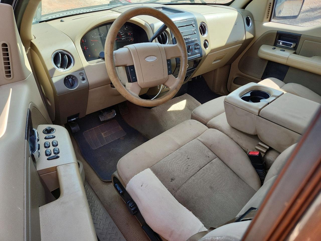 2005 Ford F150 Gray vin: 1FTRX12W35KD72051
