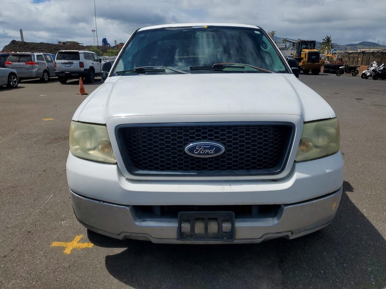 2005 Ford F150 White vin: 1FTRX12W35NA01034