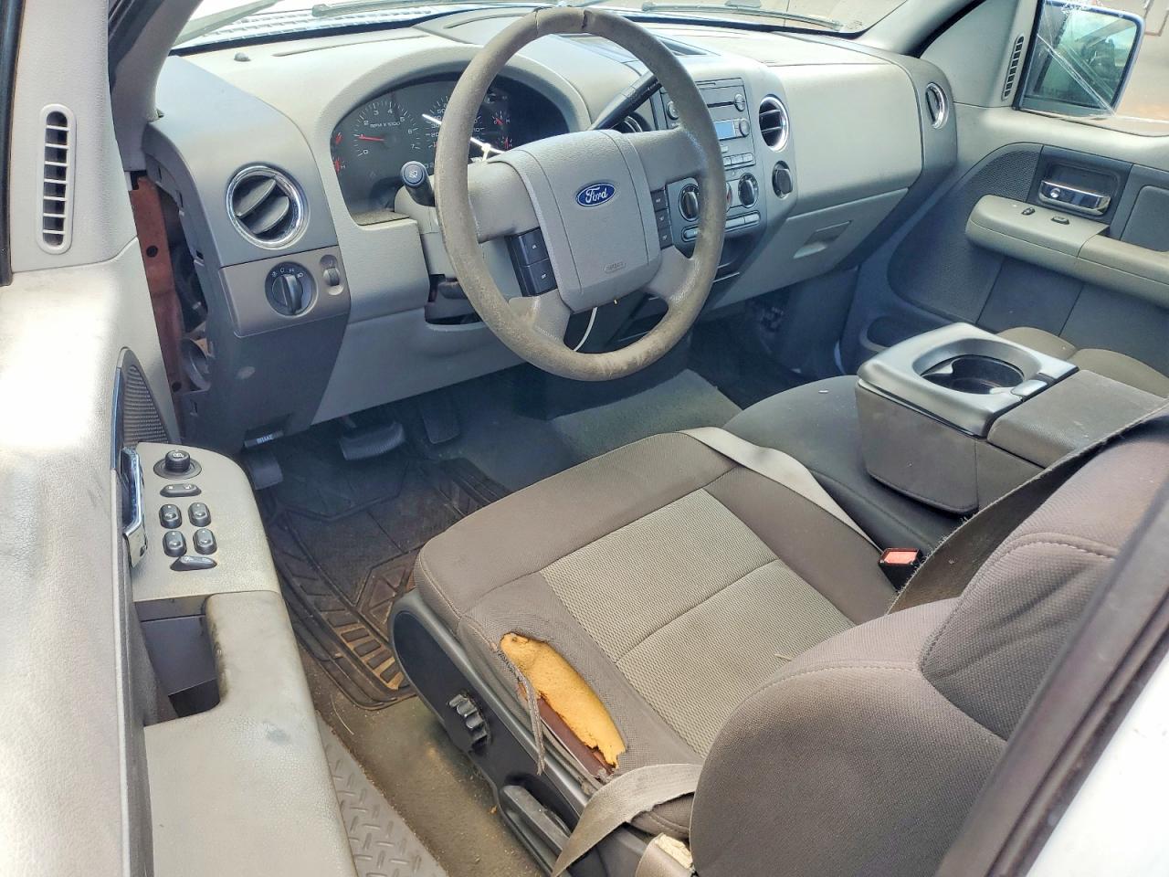2005 Ford F150 White vin: 1FTRX12W35NA01034
