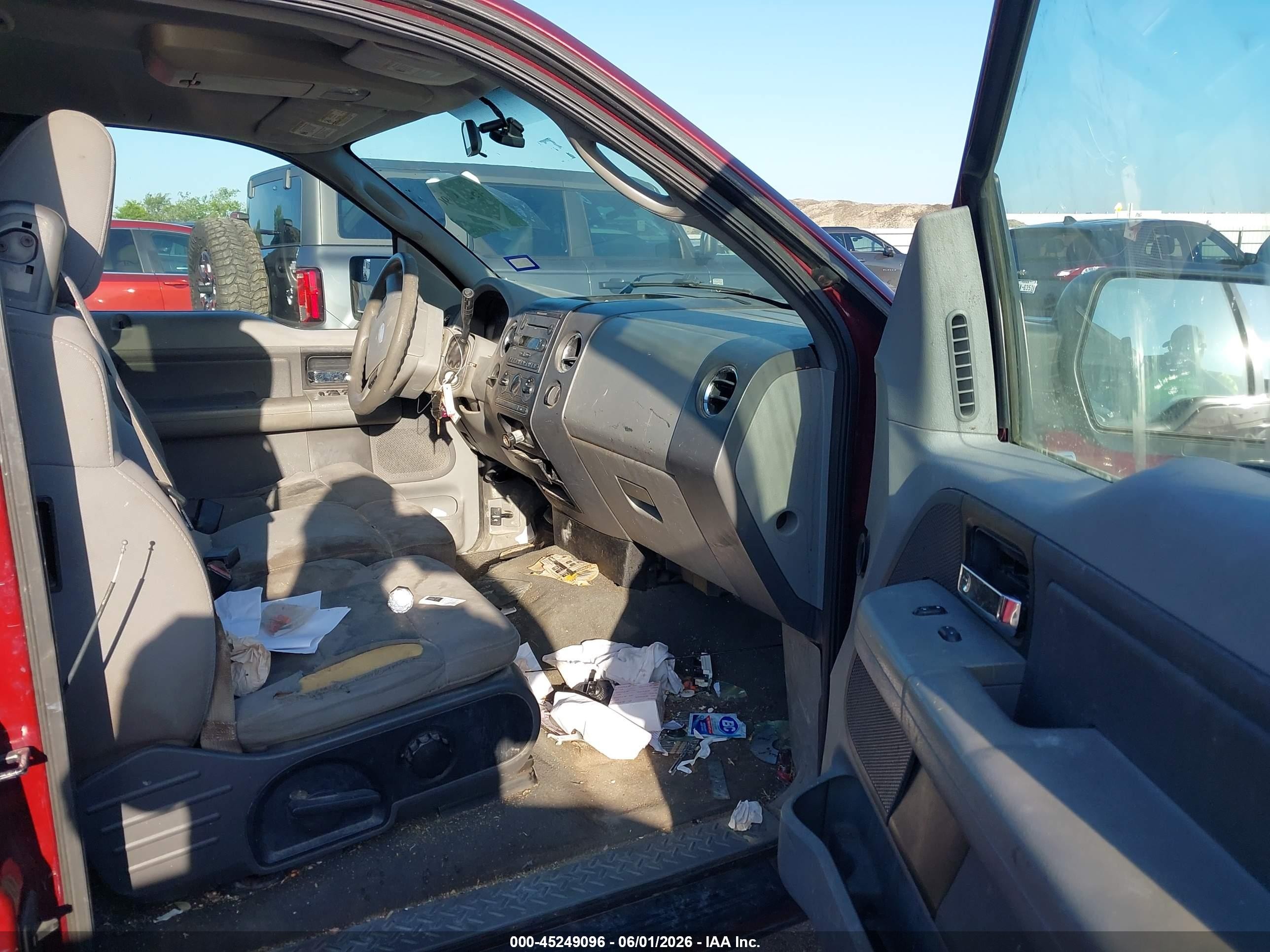 2005 Ford F-150 Stx/xl/xlt Бордовый vin: 1FTRX12W35NB30987