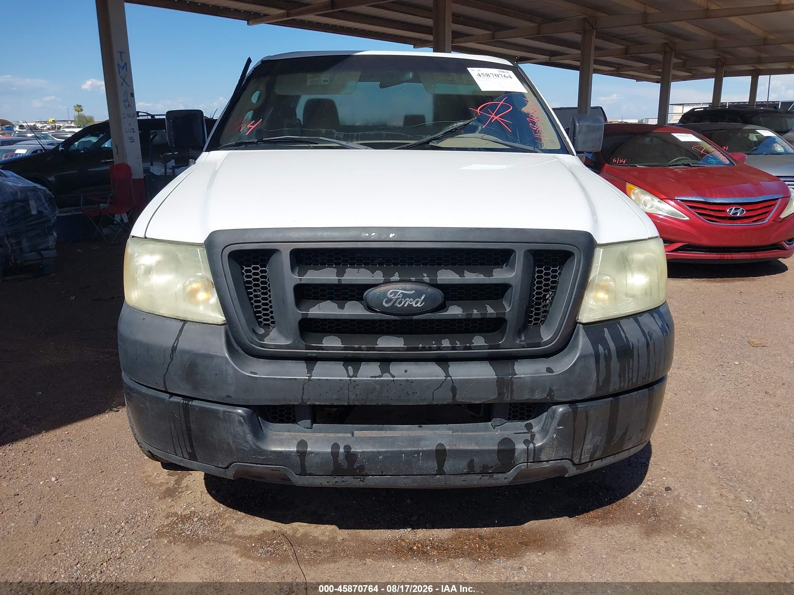 2005 Ford F-150 Stx/xl/xlt White vin: 1FTRX12W35NB78246