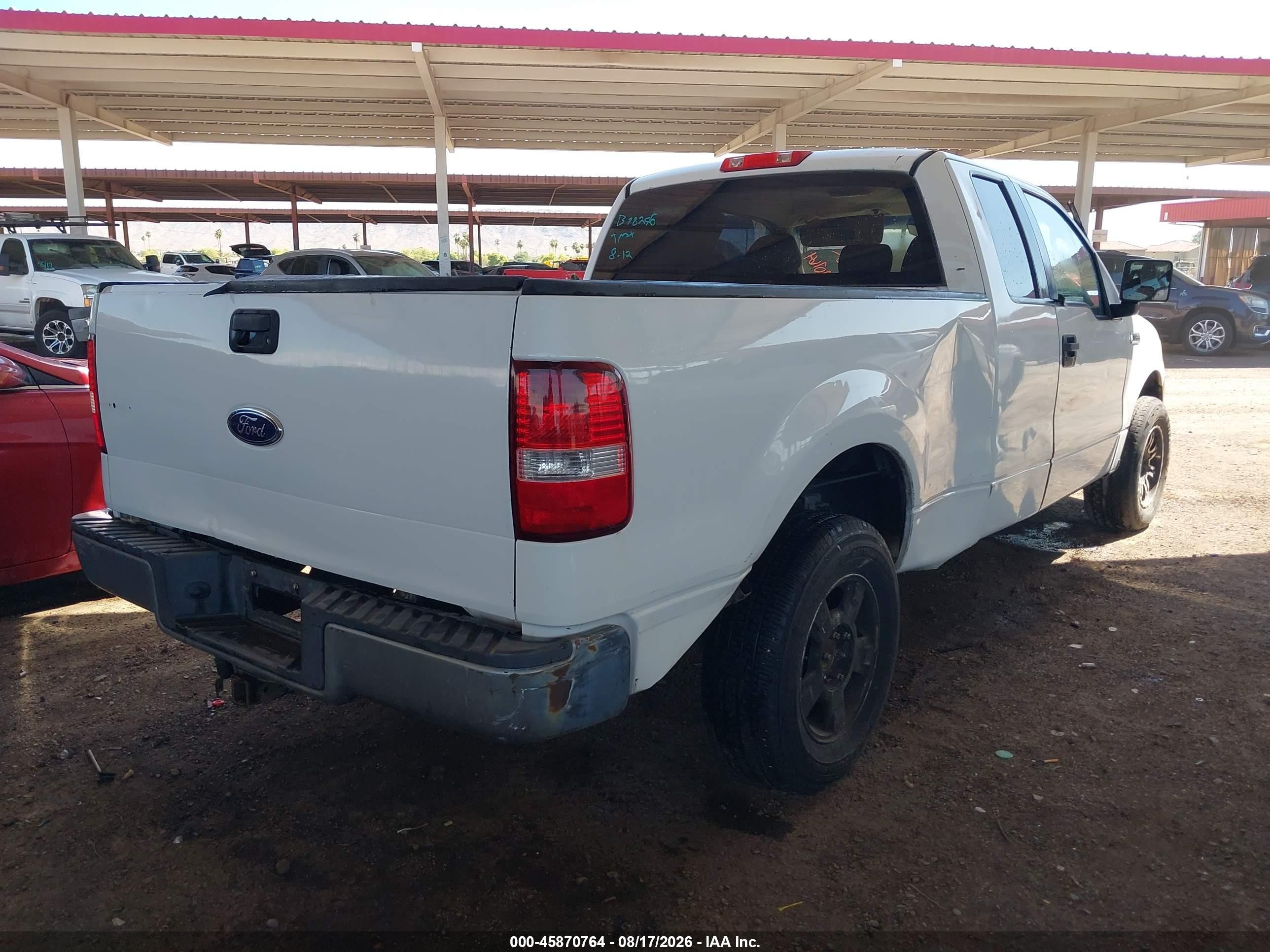 2005 Ford F-150 Stx/xl/xlt White vin: 1FTRX12W35NB78246