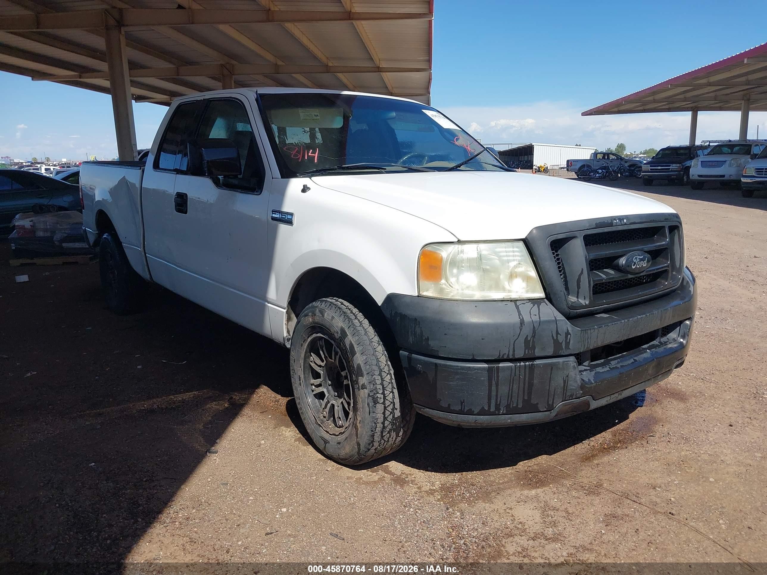 2005 Ford F-150 Stx/xl/xlt White vin: 1FTRX12W35NB78246