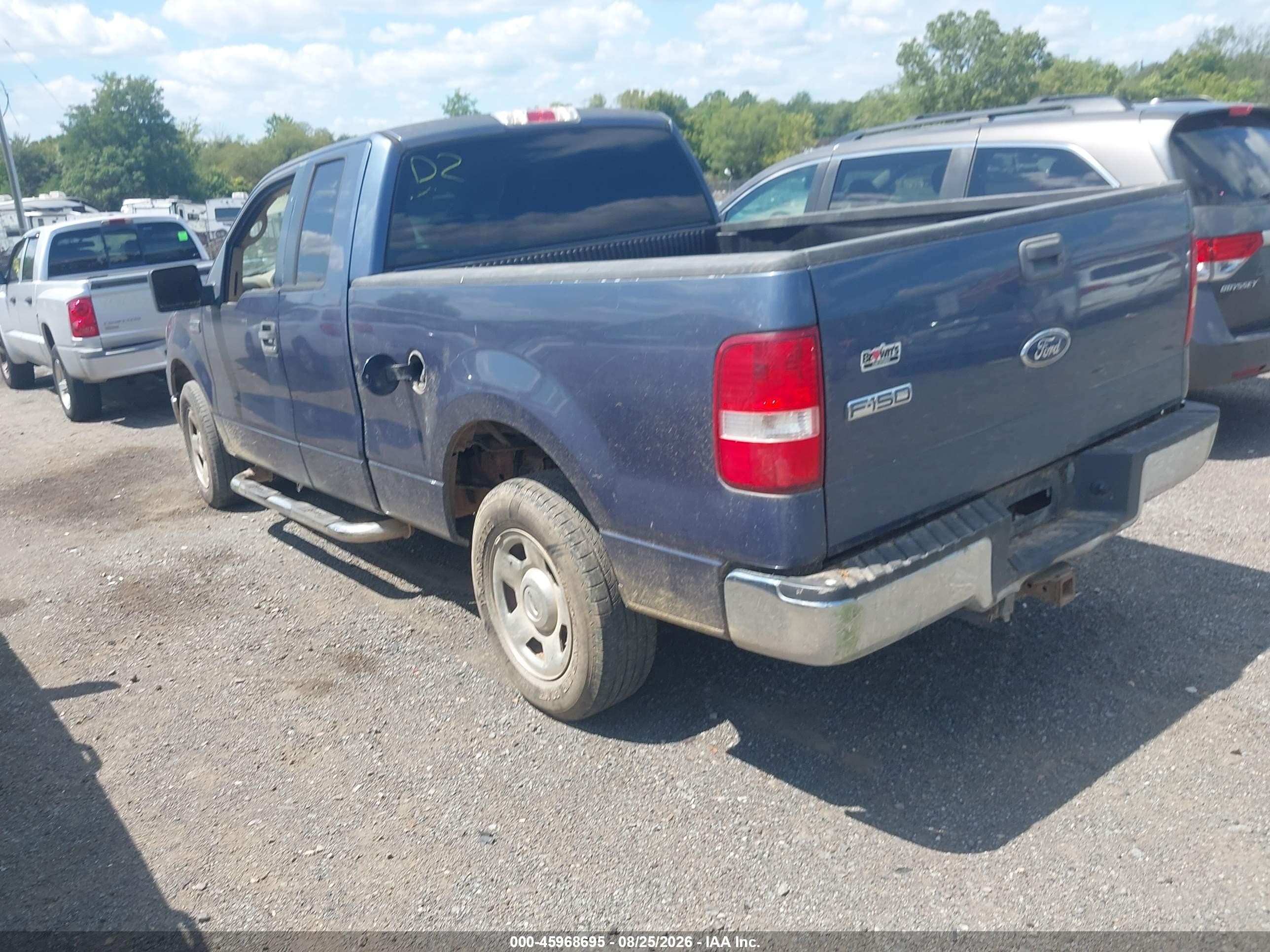 2005 Ford F-150 Stx/xl/xlt Синий vin: 1FTRX12W35NC07535