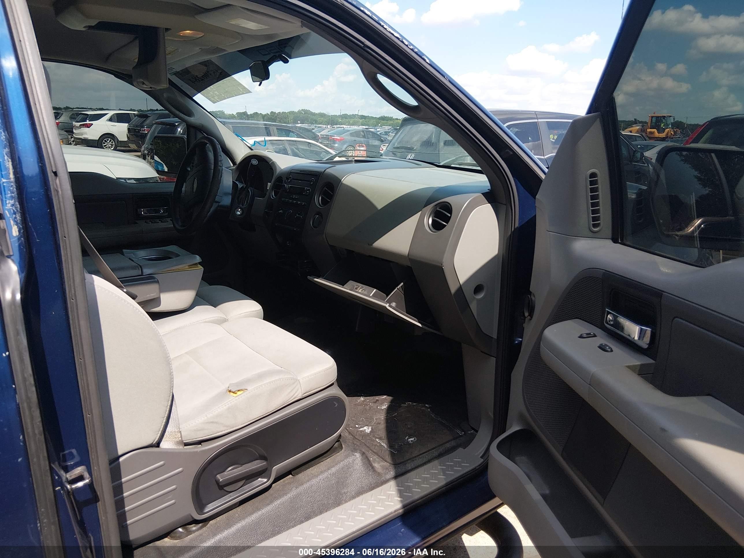 2007 Ford F-150 Stx/xl/xlt Blue vin: 1FTRX12W37FA38937