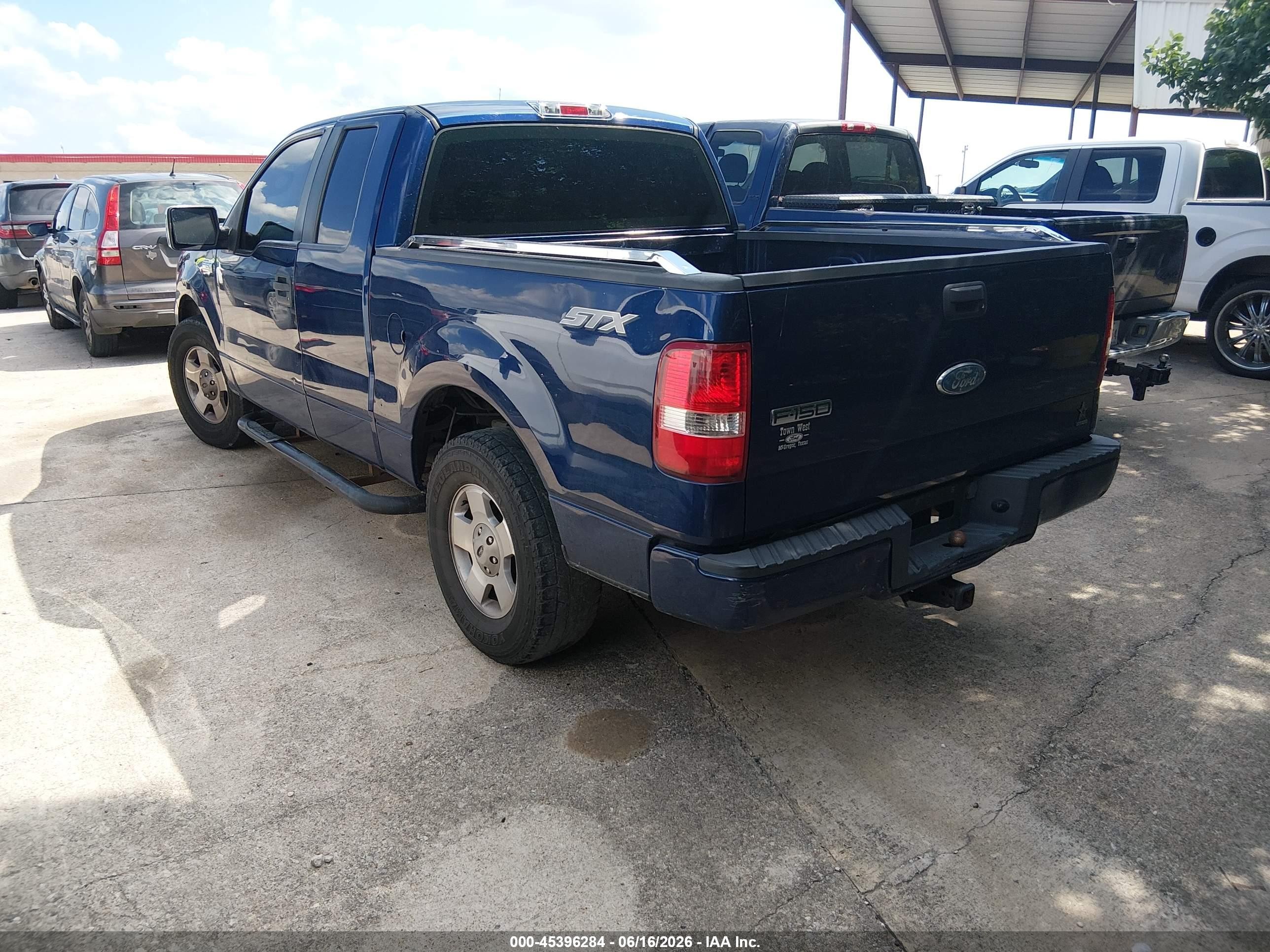 2007 Ford F-150 Stx/xl/xlt Blue vin: 1FTRX12W37FA38937