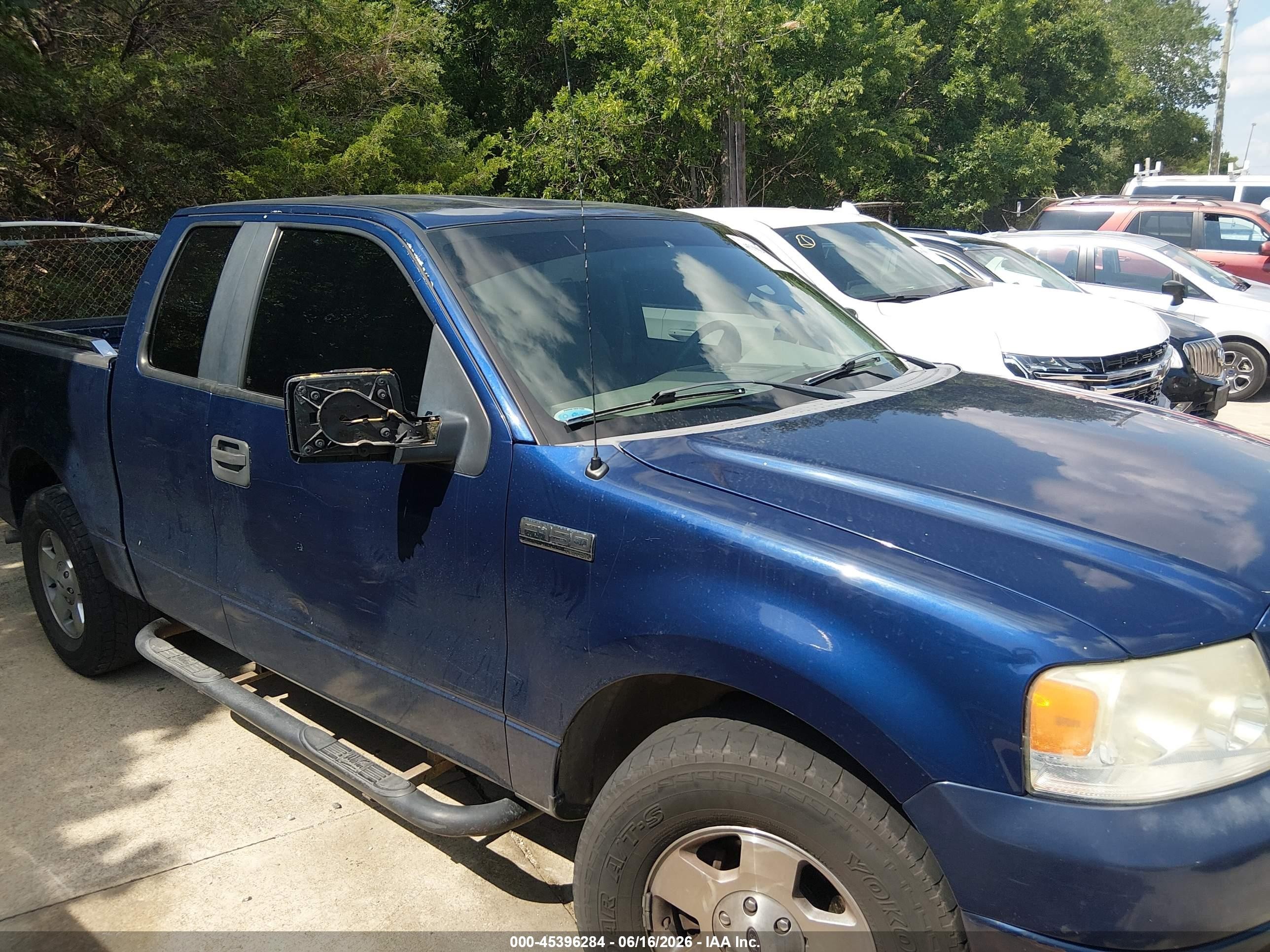 2007 Ford F-150 Stx/xl/xlt Blue vin: 1FTRX12W37FA38937