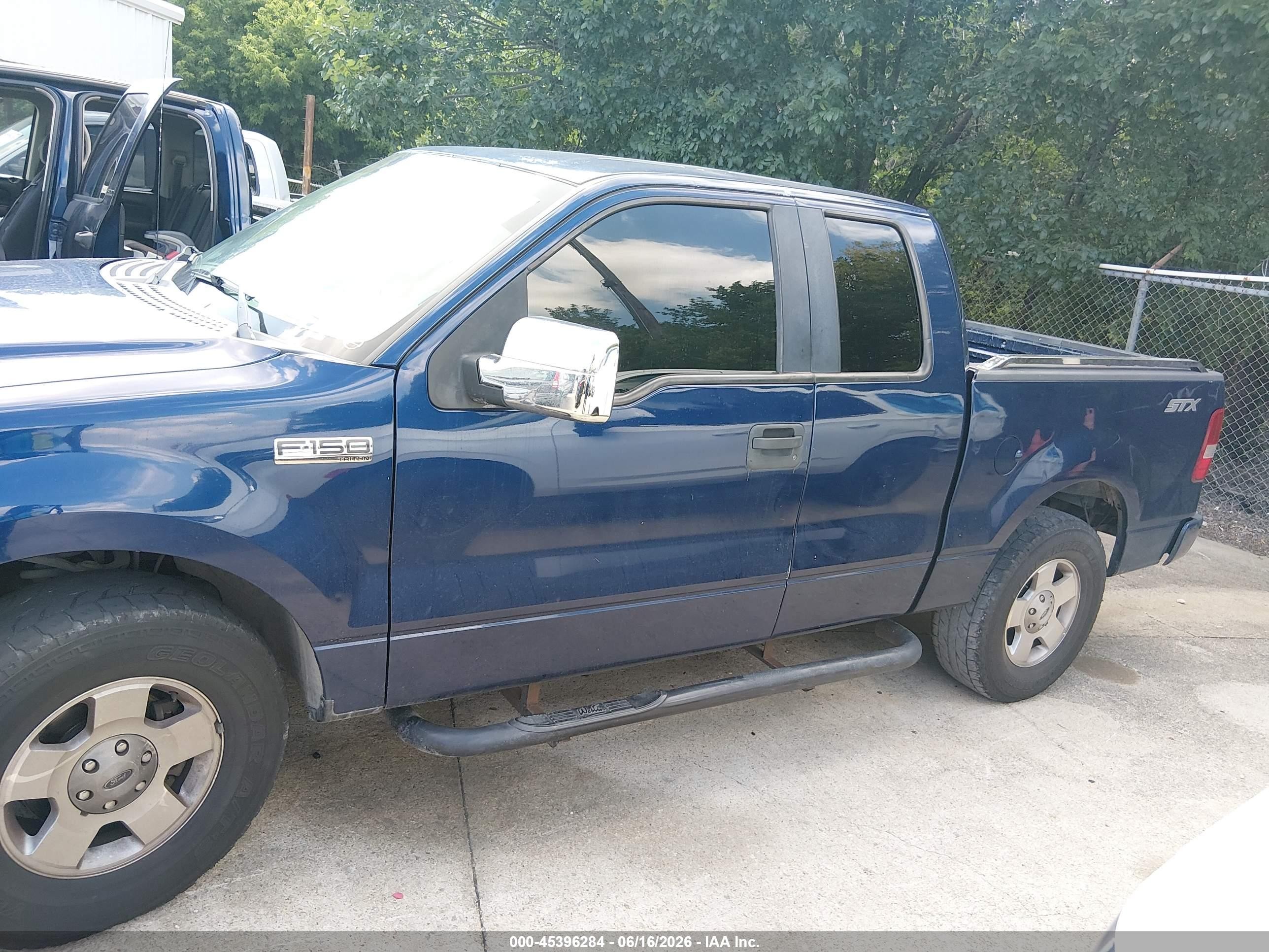 2007 Ford F-150 Stx/xl/xlt Blue vin: 1FTRX12W37FA38937
