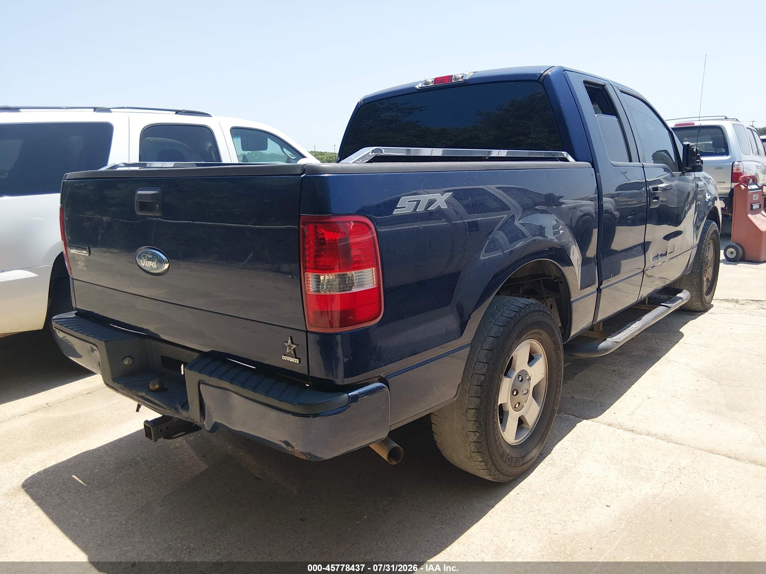 2007 Ford F-150 Stx/xl/xlt Navy vin: 1FTRX12W37FA38937