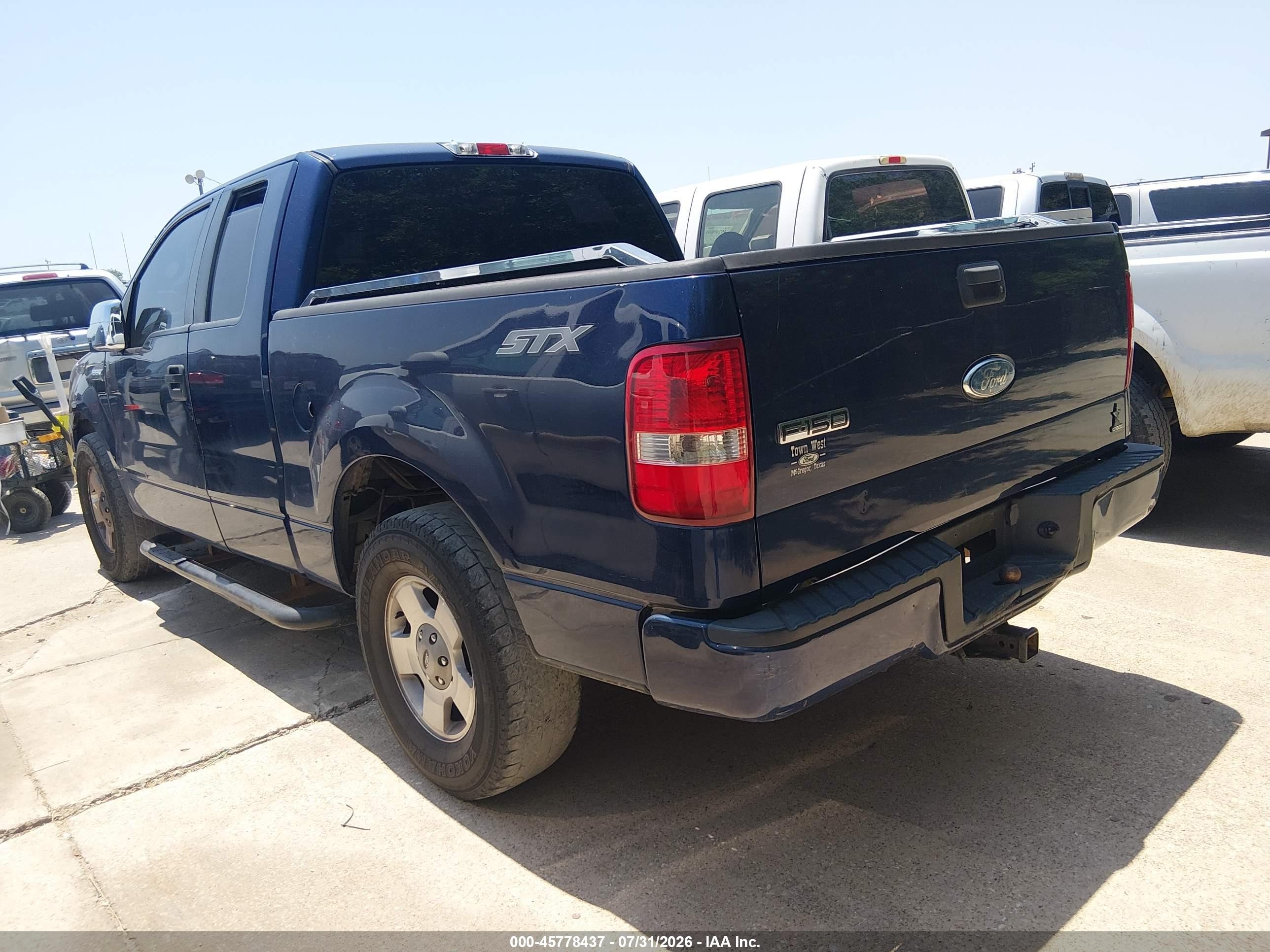 2007 Ford F-150 Stx/xl/xlt Navy vin: 1FTRX12W37FA38937