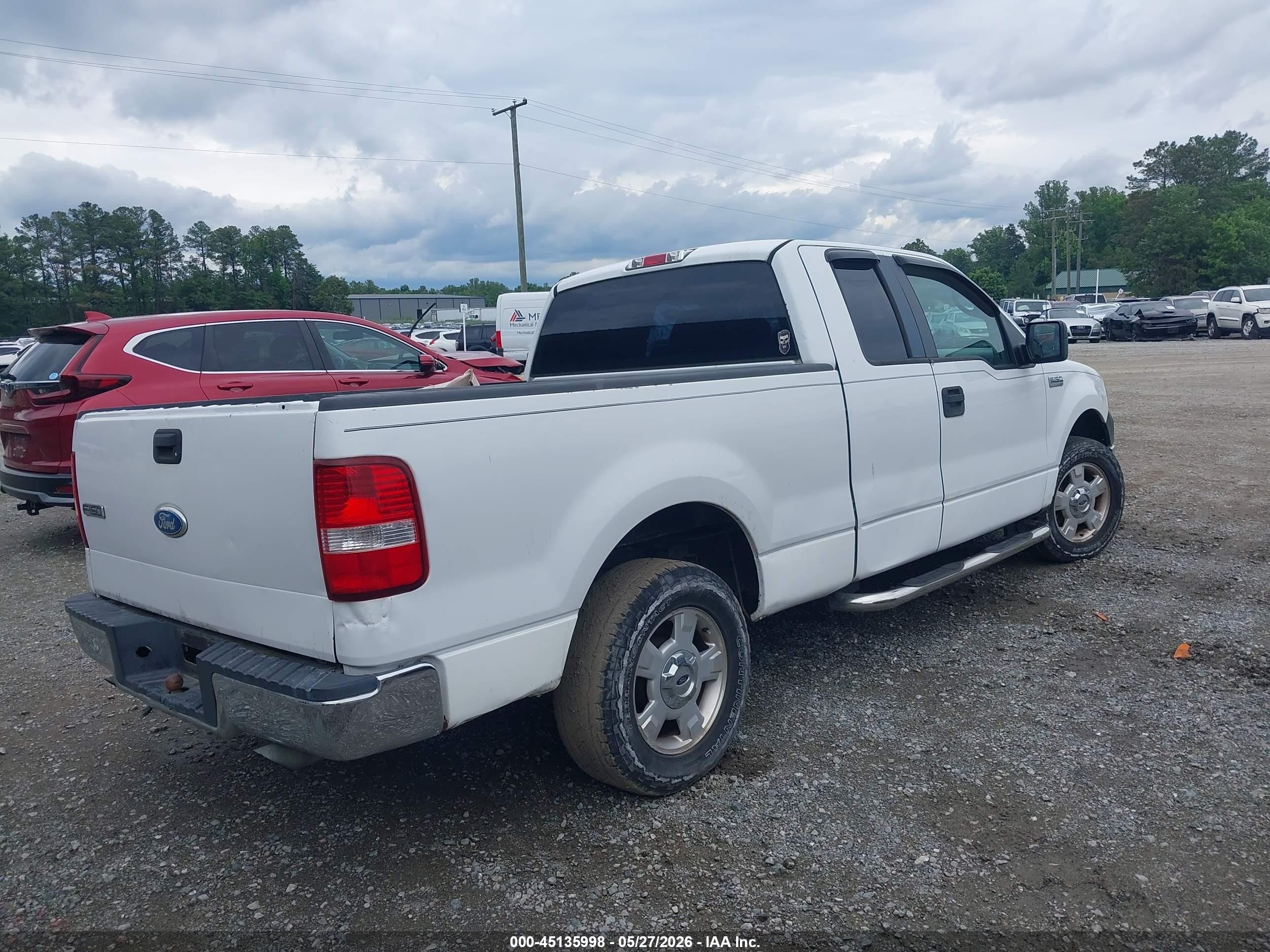 2007 Ford F-150 Stx/xl/xlt Белый vin: 1FTRX12W37FA43135