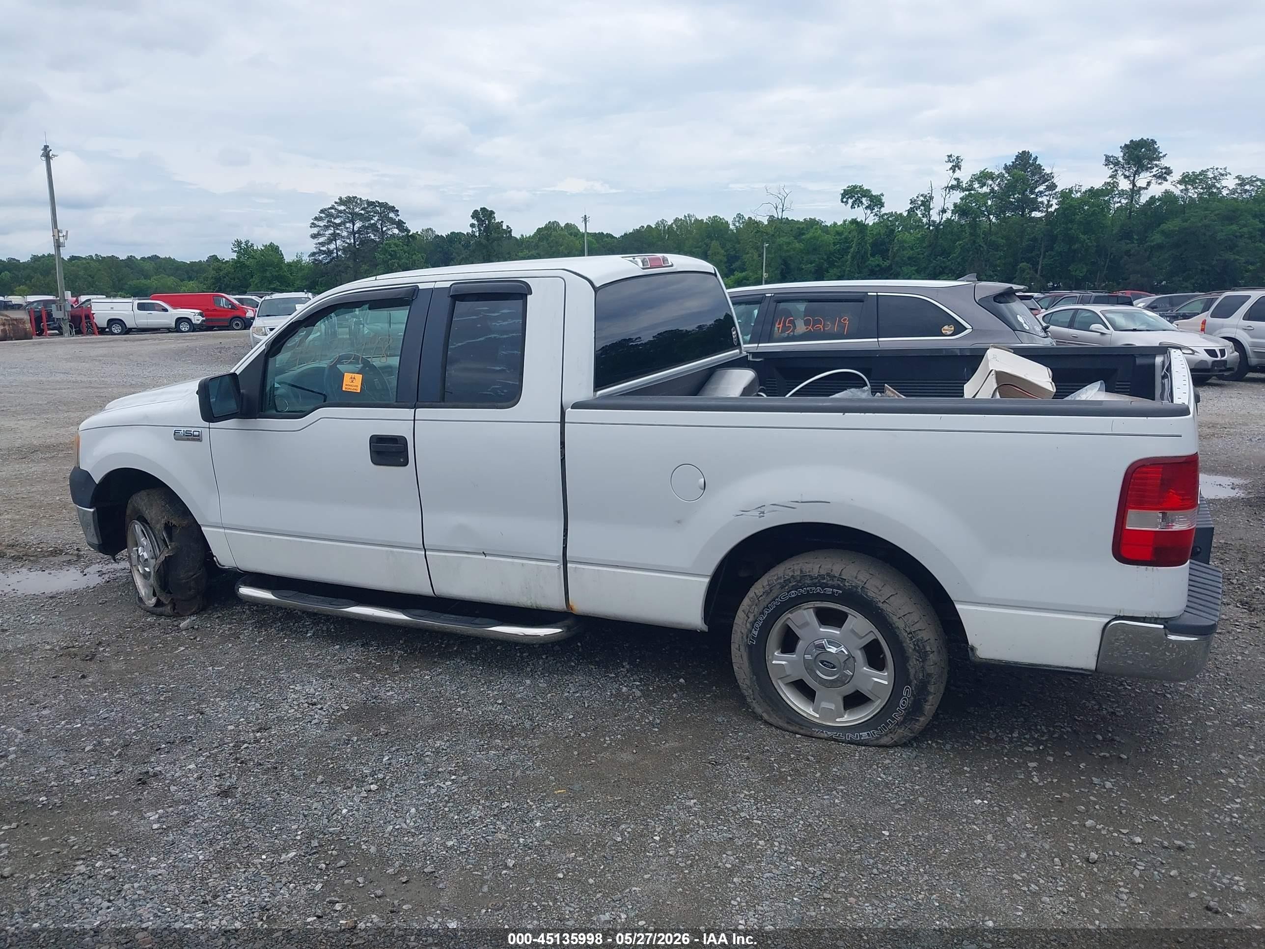 2007 Ford F-150 Stx/xl/xlt Белый vin: 1FTRX12W37FA43135