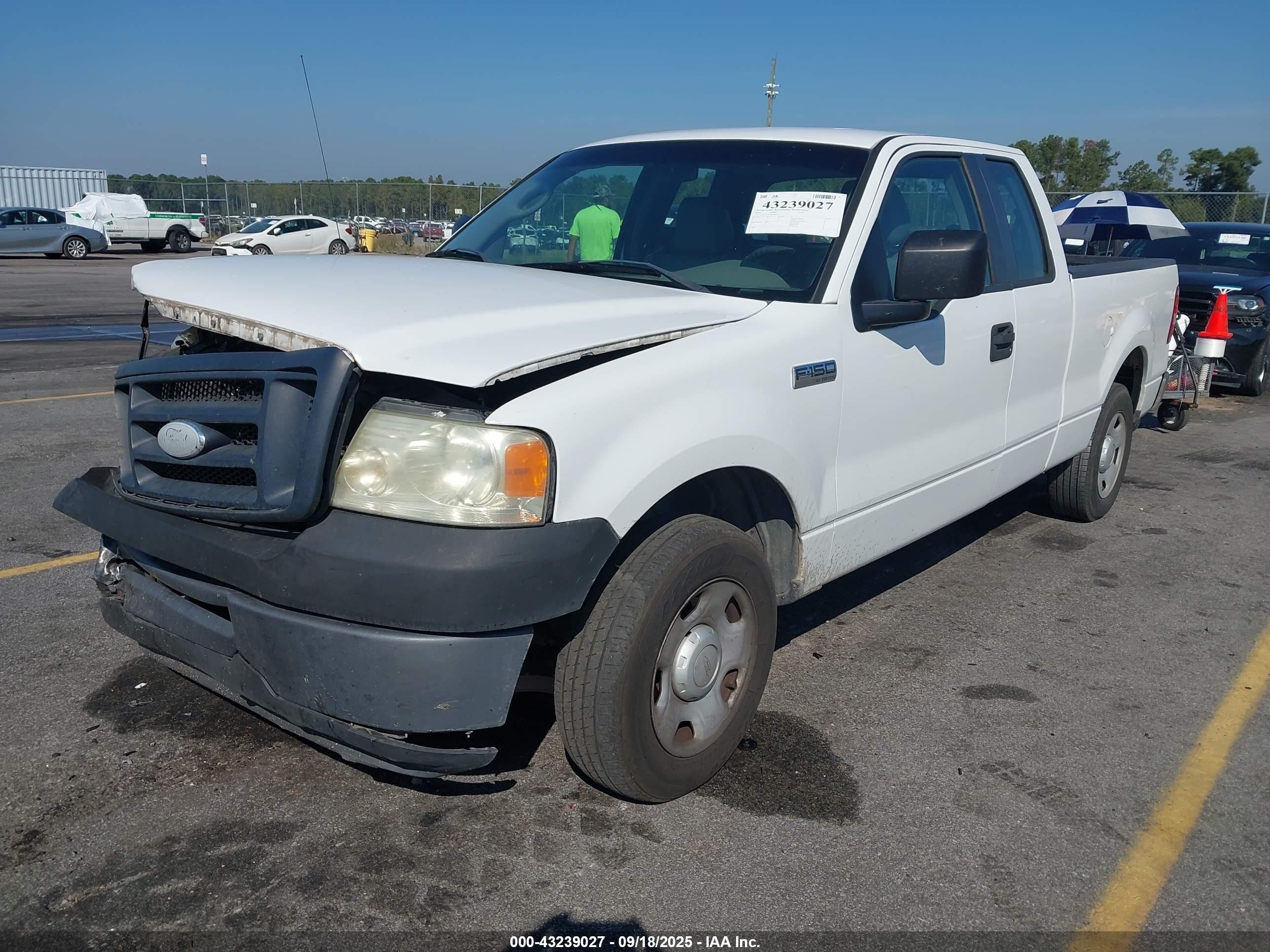 2008 Ford F-150 Fx2/stx/xl/xlt White vin: 1FTRX12W38FB94753