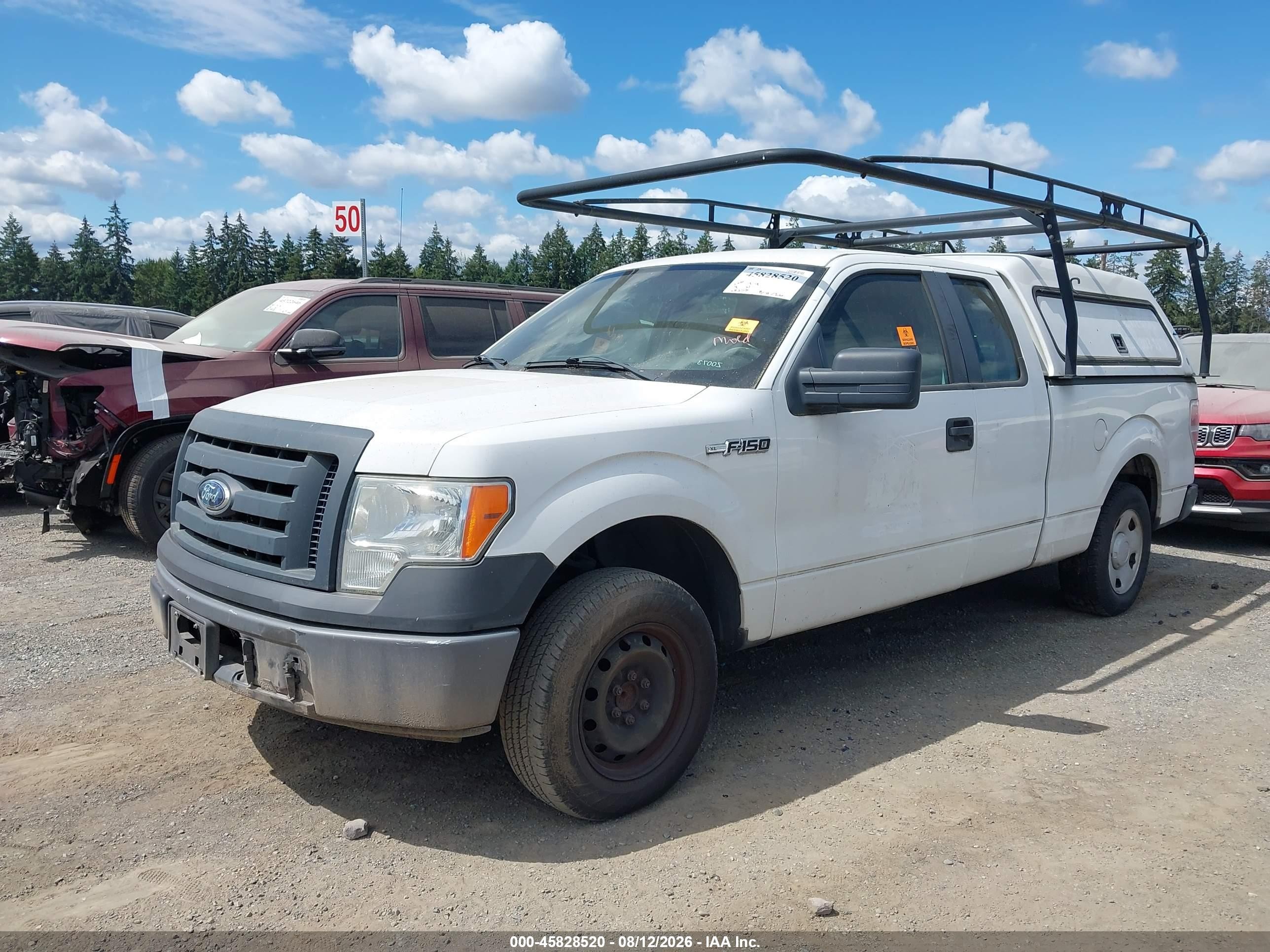 2009 Ford F-150 Stx/xl White vin: 1FTRX12W39FA49133