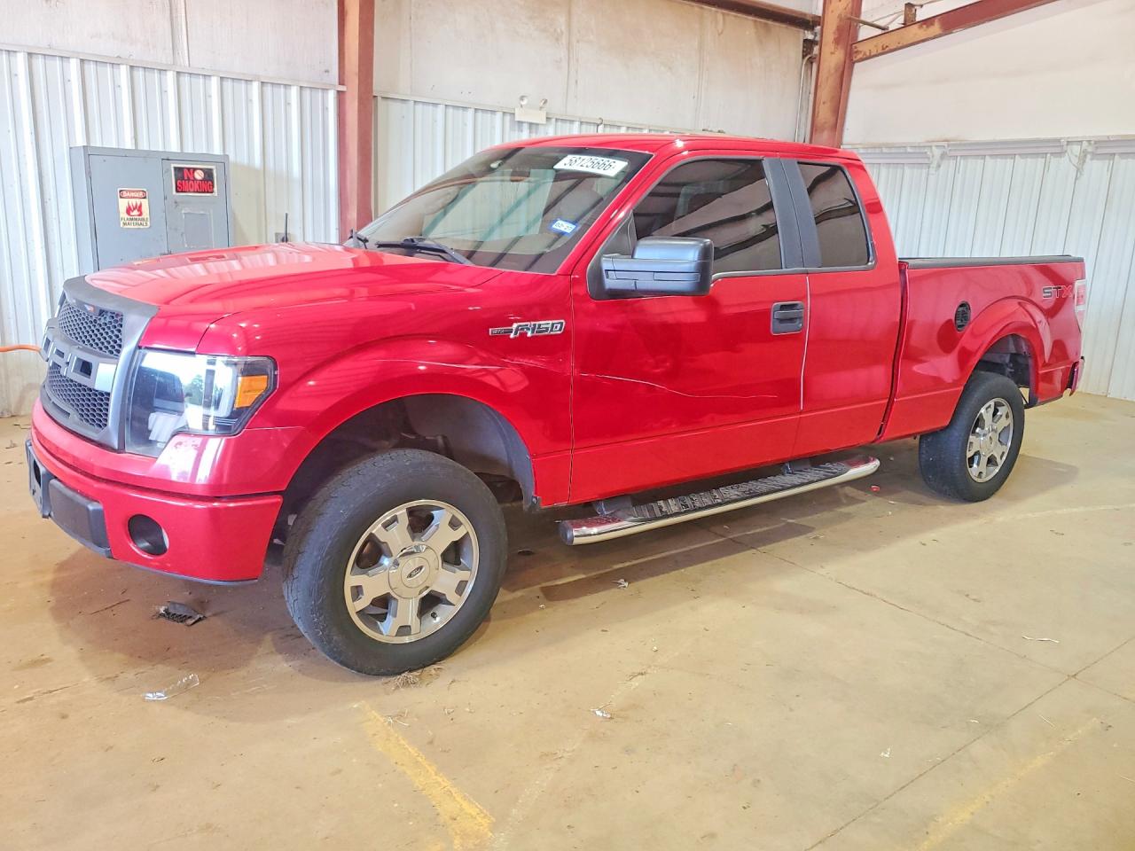 2009 Ford F150 Super Cab Red vin: 1FTRX12W39FB06897