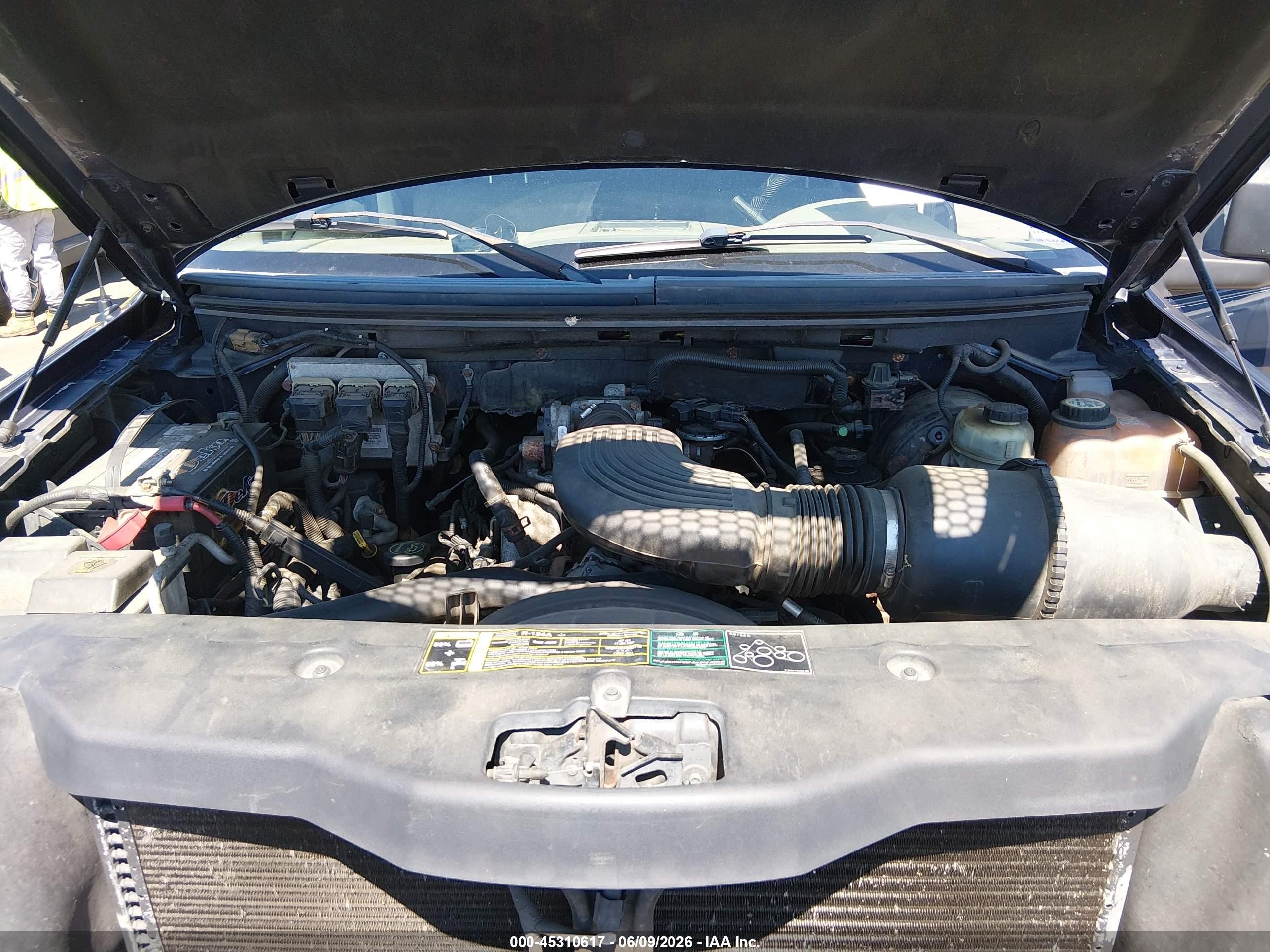 2004 Ford F-150 Stx/xl/xlt Blue vin: 1FTRX12W44NA45316