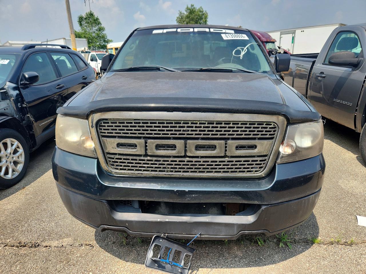 2004 Ford F-150 Green vin: 1FTRX12W44NB22668