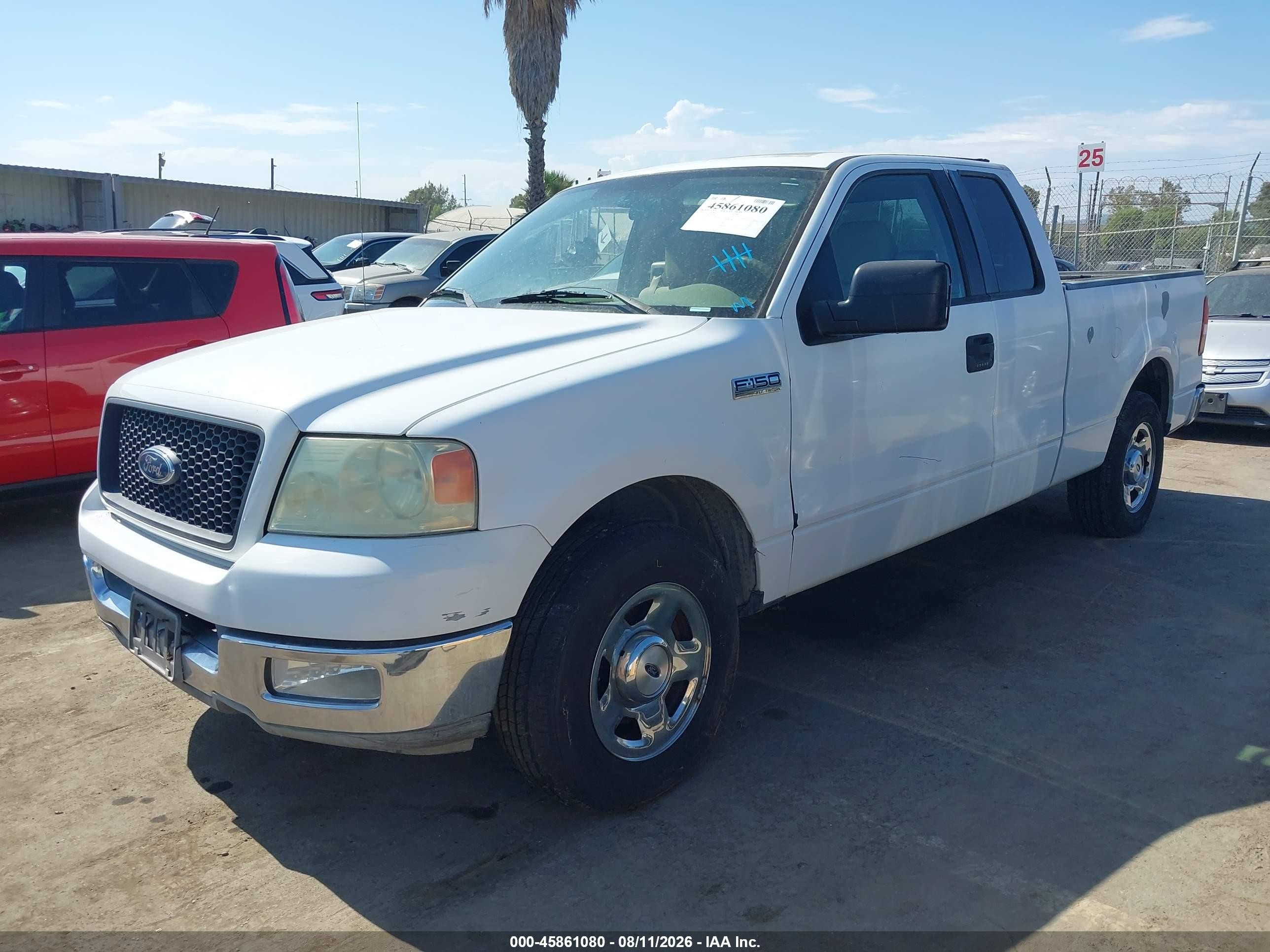 2004 Ford F-150 Stx/xl/xlt White vin: 1FTRX12W44NB38045