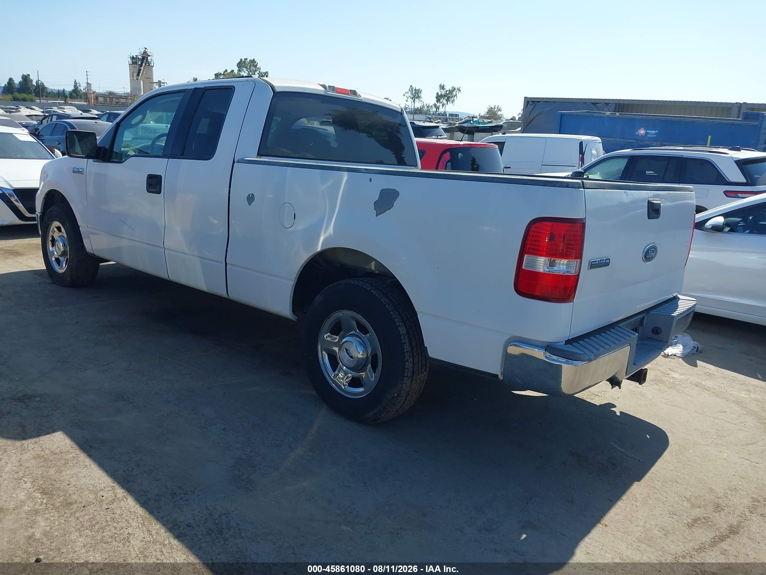 2004 Ford F-150 Stx/xl/xlt White vin: 1FTRX12W44NB38045