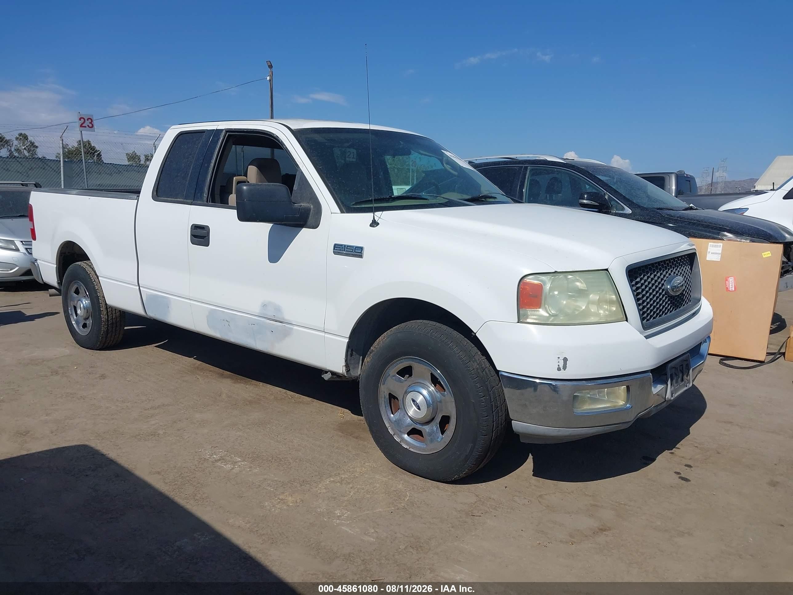 2004 Ford F-150 Stx/xl/xlt White vin: 1FTRX12W44NB38045