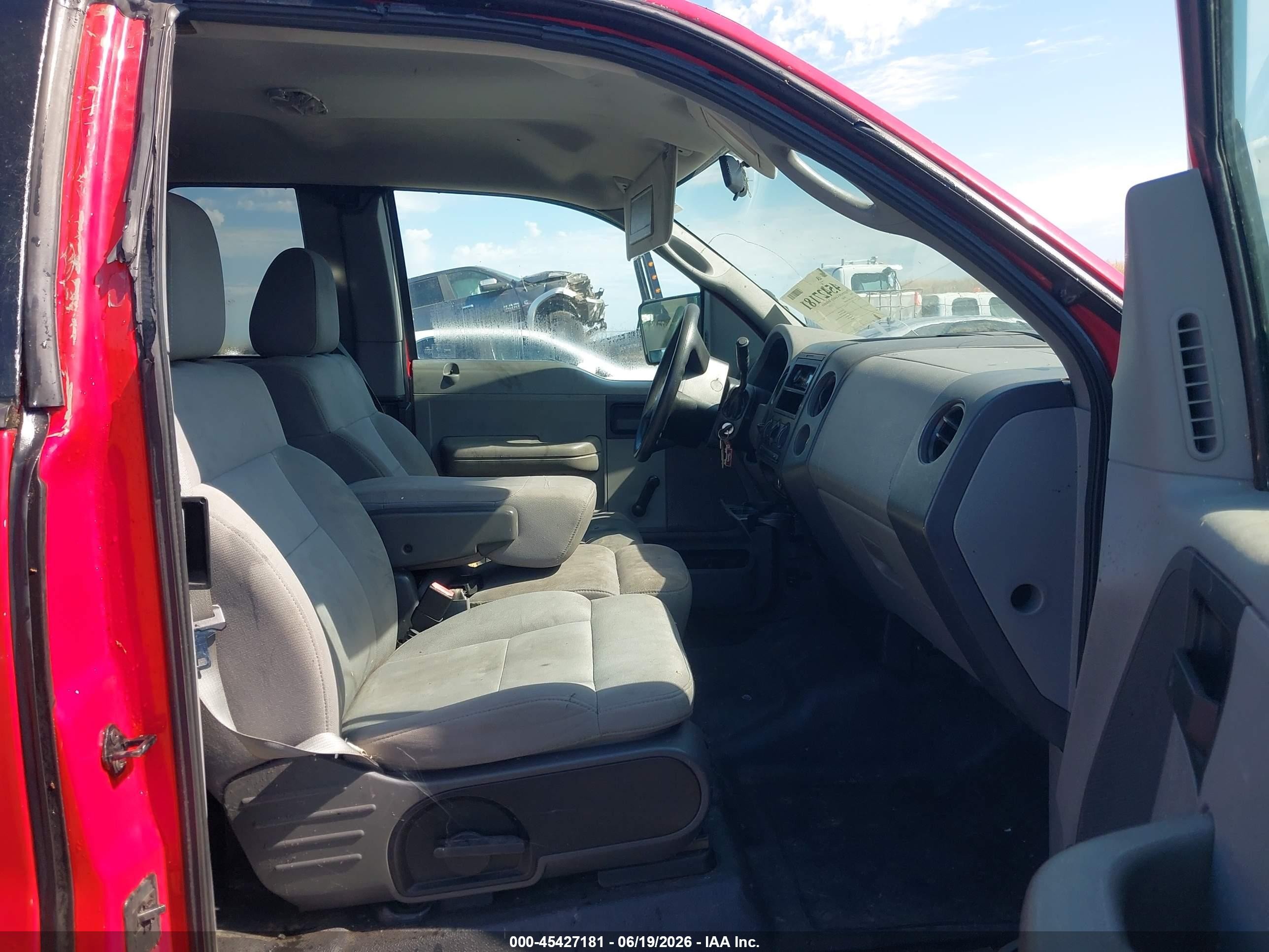 2004 Ford F-150 Stx/xl/xlt Red vin: 1FTRX12W44NB84281