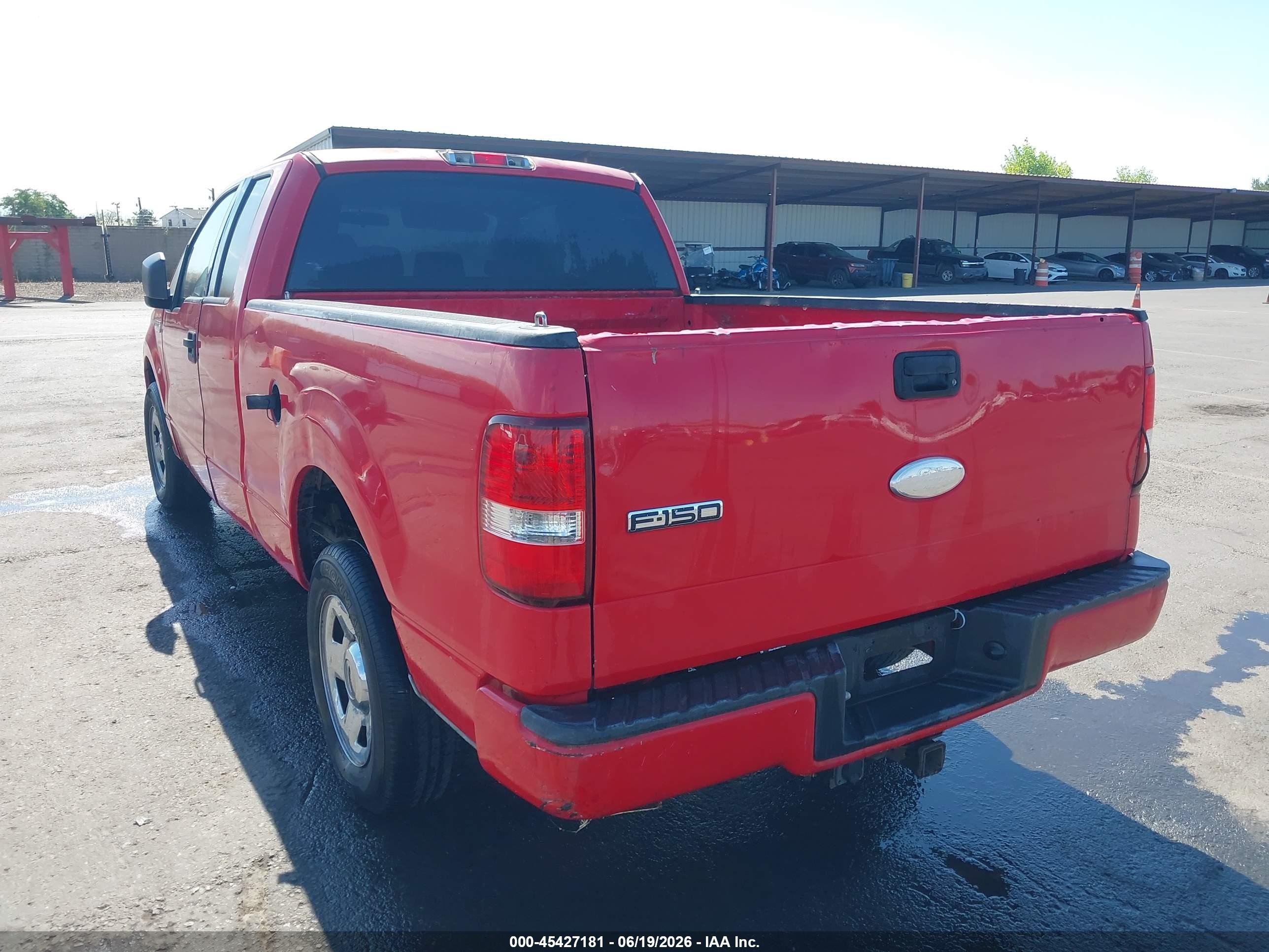 2004 Ford F-150 Stx/xl/xlt Red vin: 1FTRX12W44NB84281