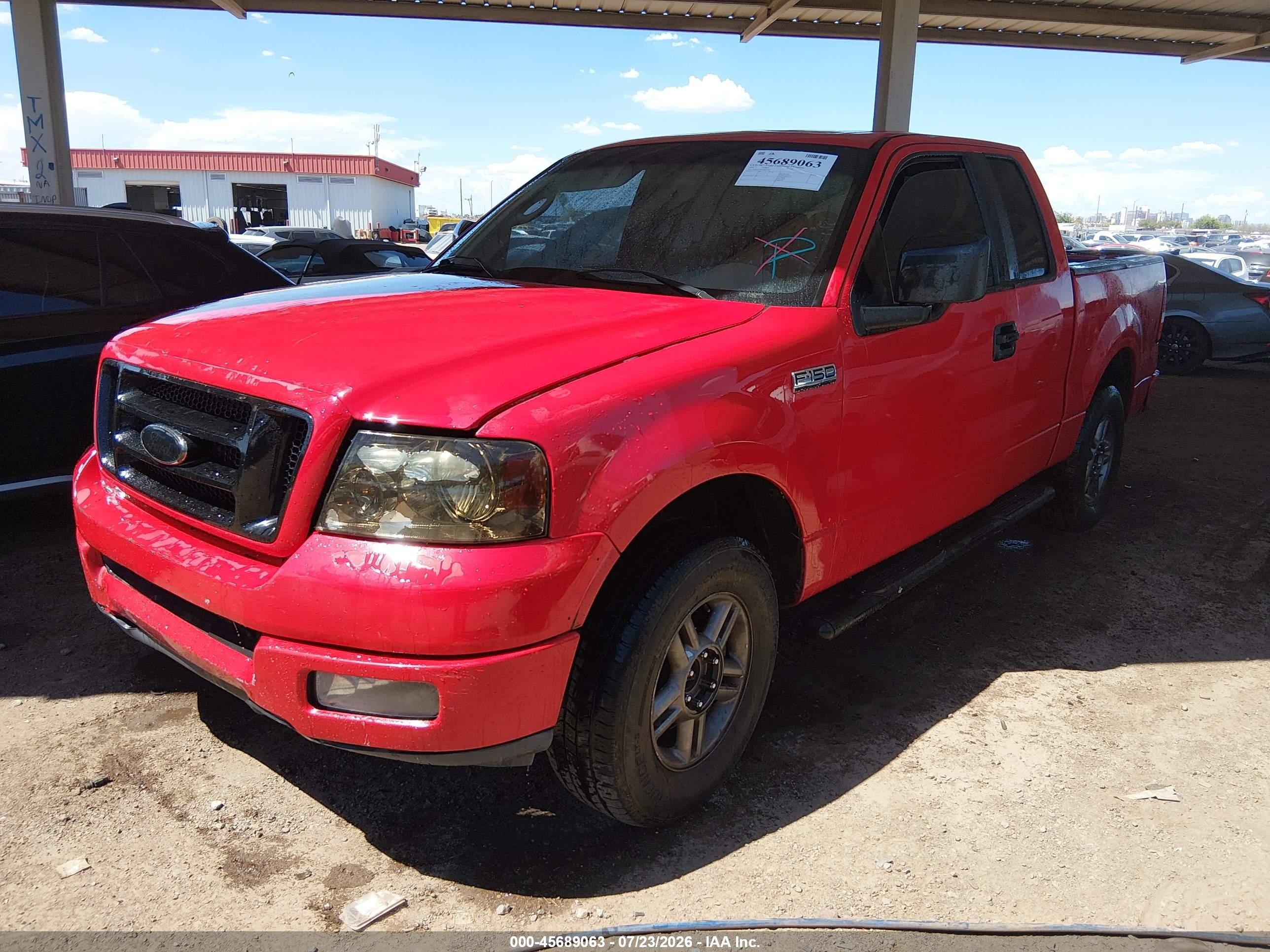 2005 Ford F-150 Stx/xl/xlt Красный vin: 1FTRX12W45KB71663
