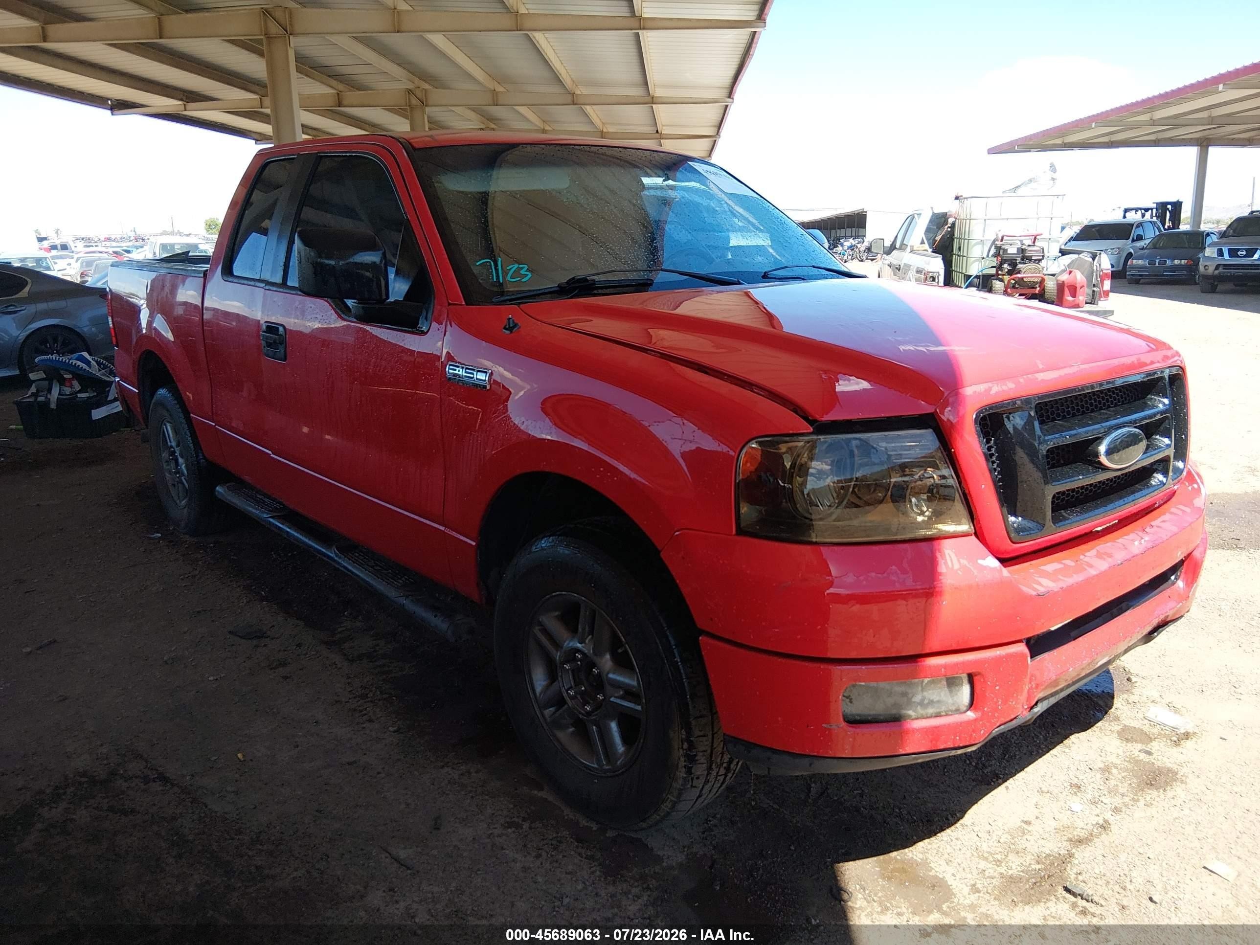 2005 Ford F-150 Stx/xl/xlt Красный vin: 1FTRX12W45KB71663