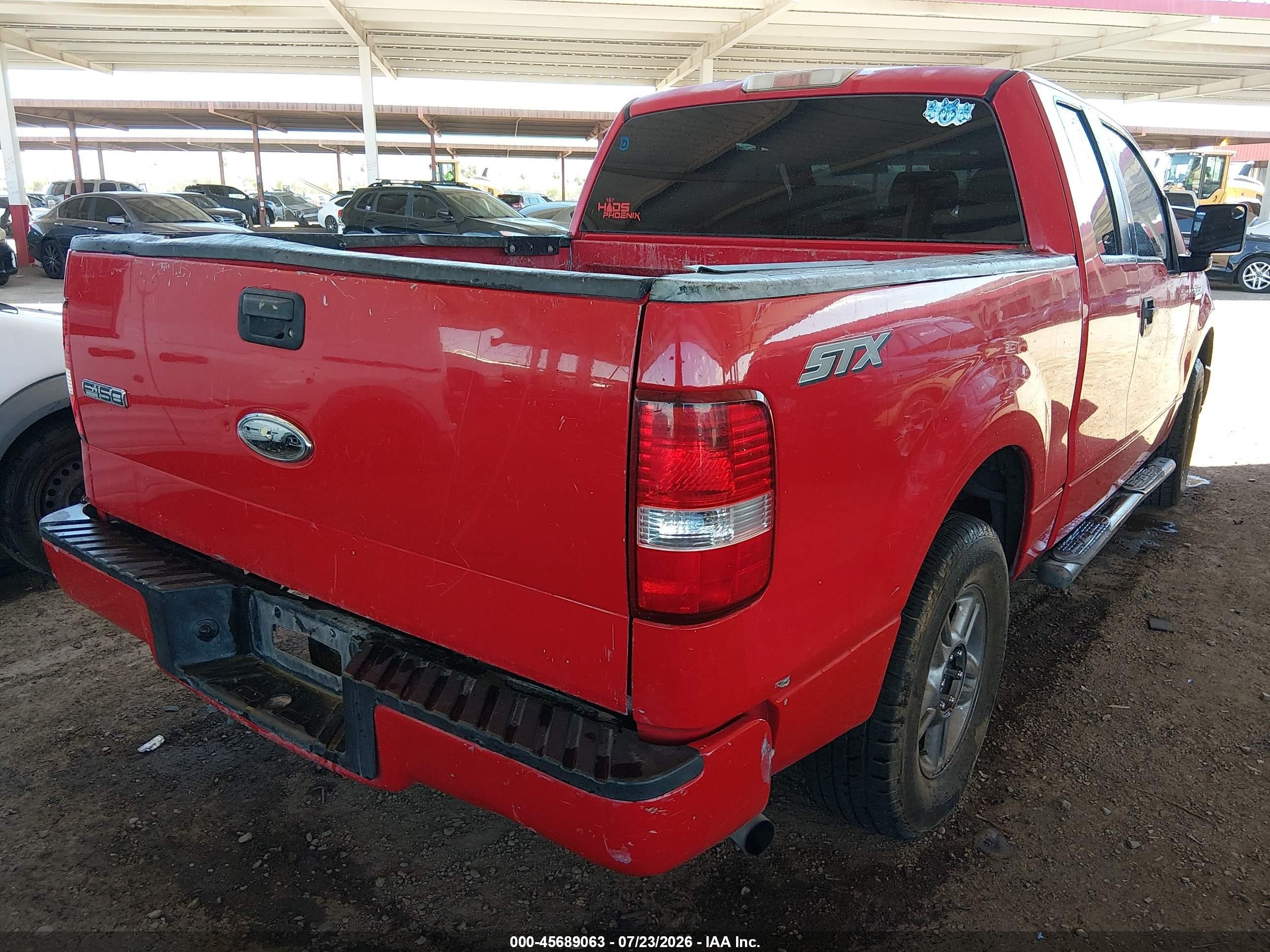 2005 Ford F-150 Stx/xl/xlt Красный vin: 1FTRX12W45KB71663