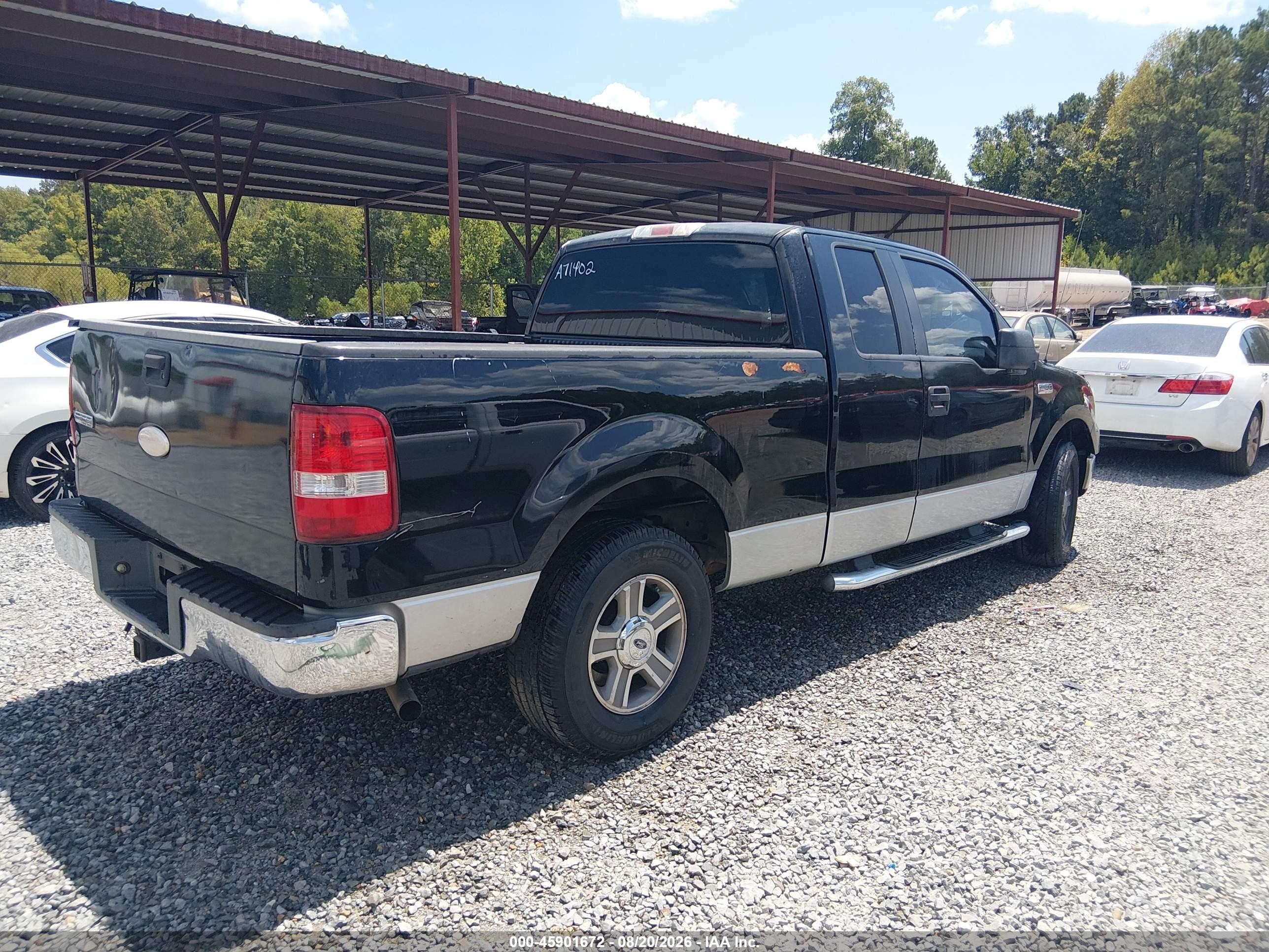 2005 Ford F-150 Stx/xl/xlt Black vin: 1FTRX12W45NA71402