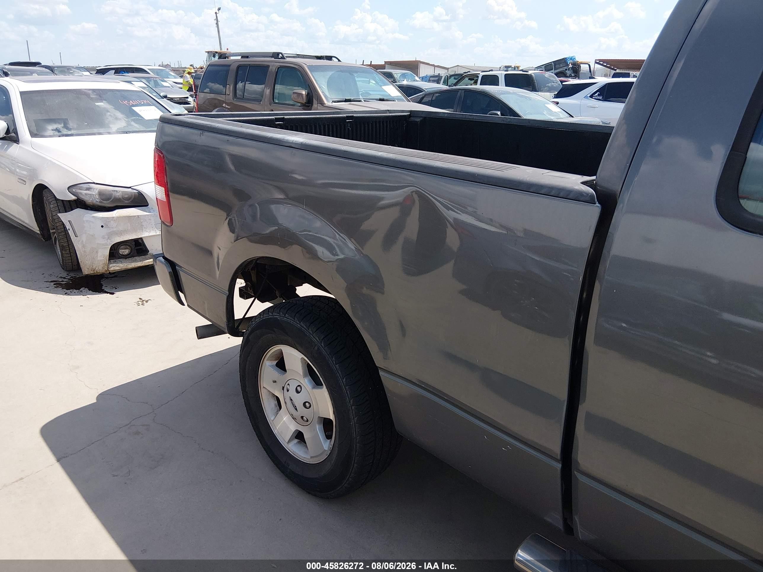 2006 Ford F-150 Stx/xl/xlt Gray vin: 1FTRX12W46FA91418