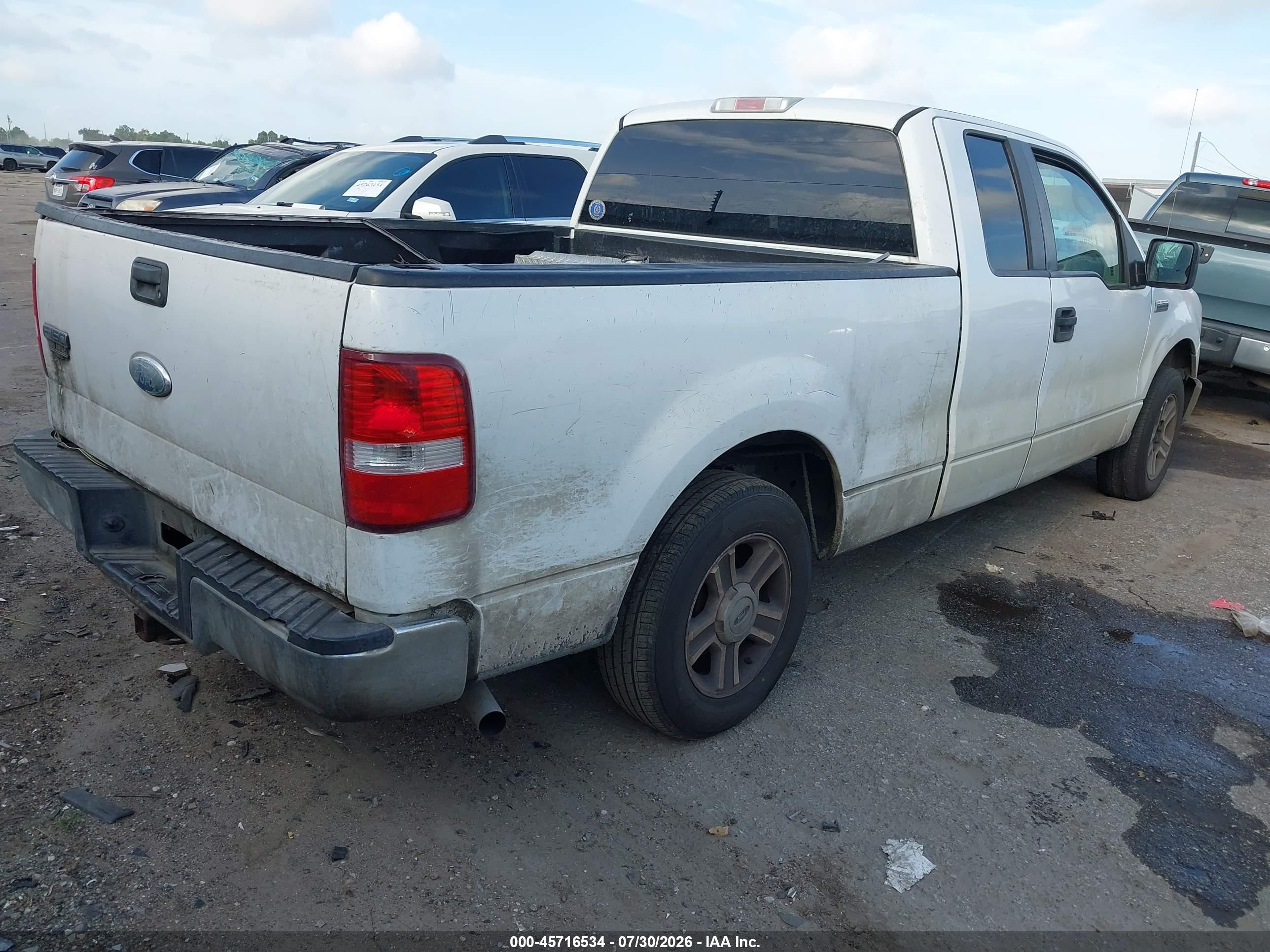2007 Ford F-150 Stx/xl/xlt White vin: 1FTRX12W47NA05595