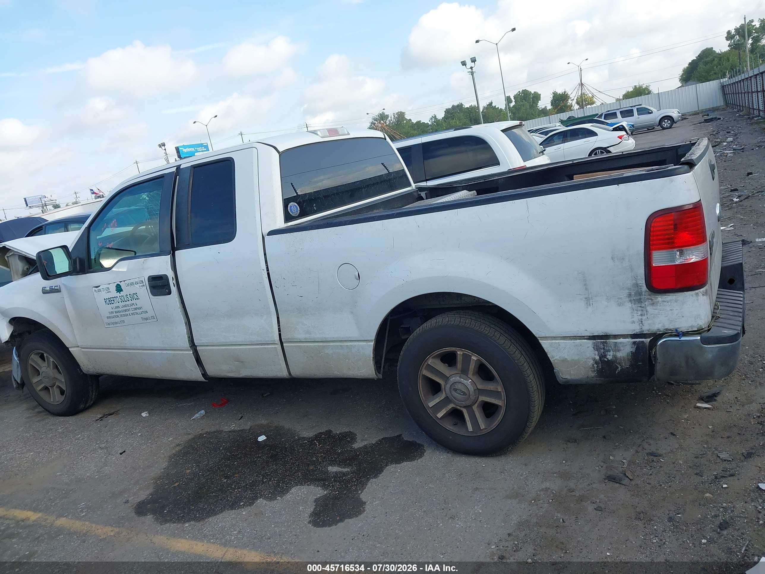 2007 Ford F-150 Stx/xl/xlt White vin: 1FTRX12W47NA05595